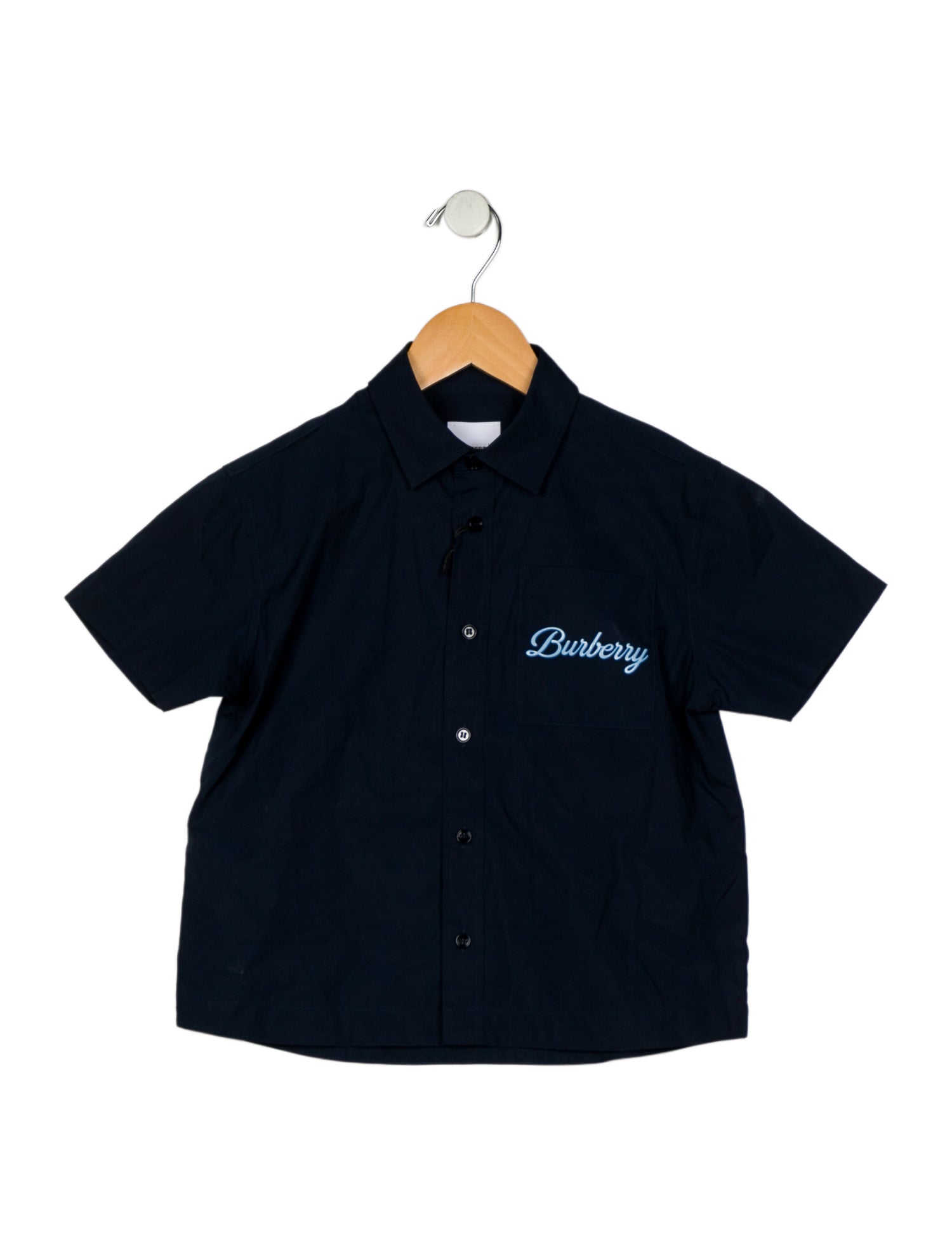 Burberry Boy's Short Sleeve Collared Button Up Shirt W/Tags