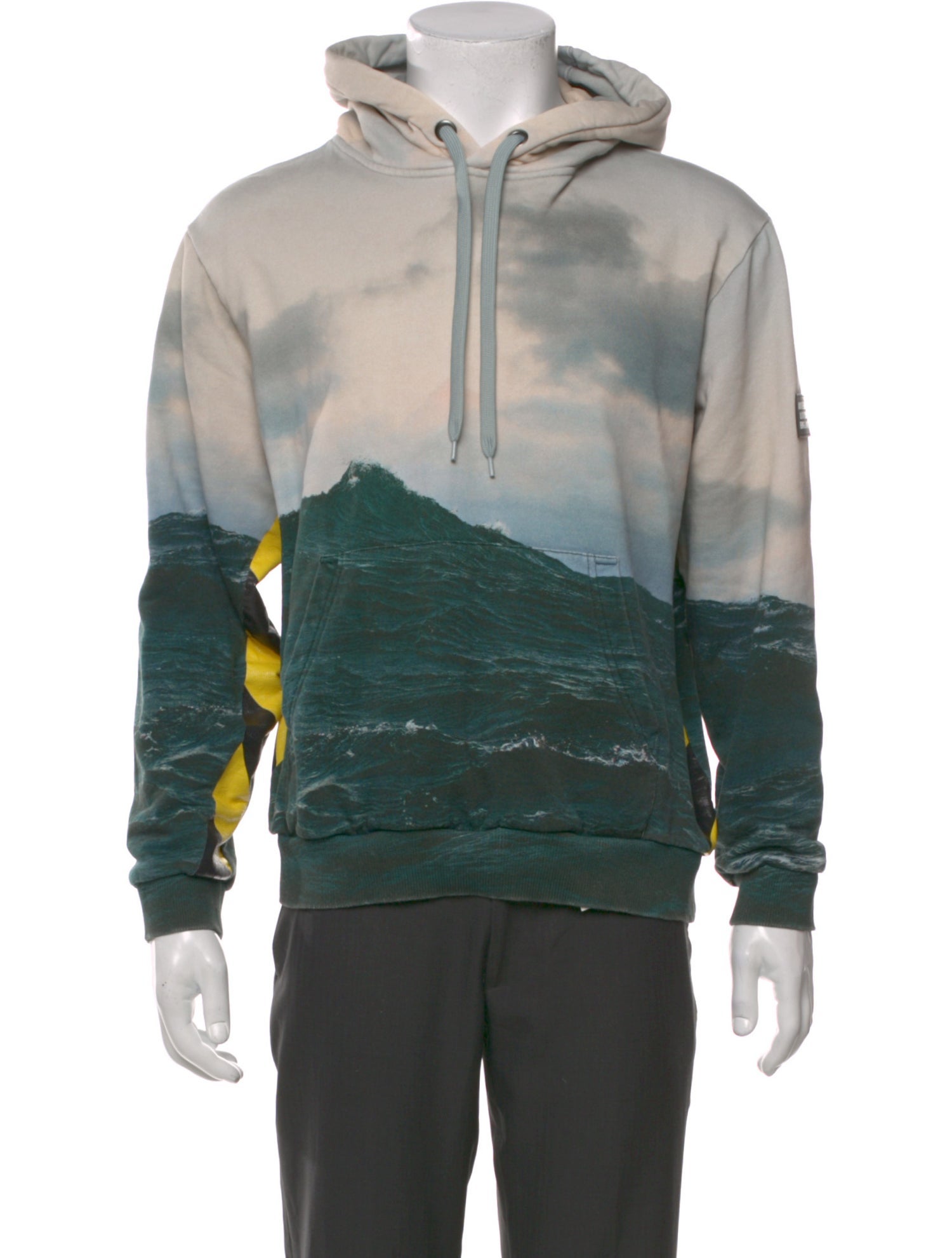 Burberry Printed Crew Neck Hoodie