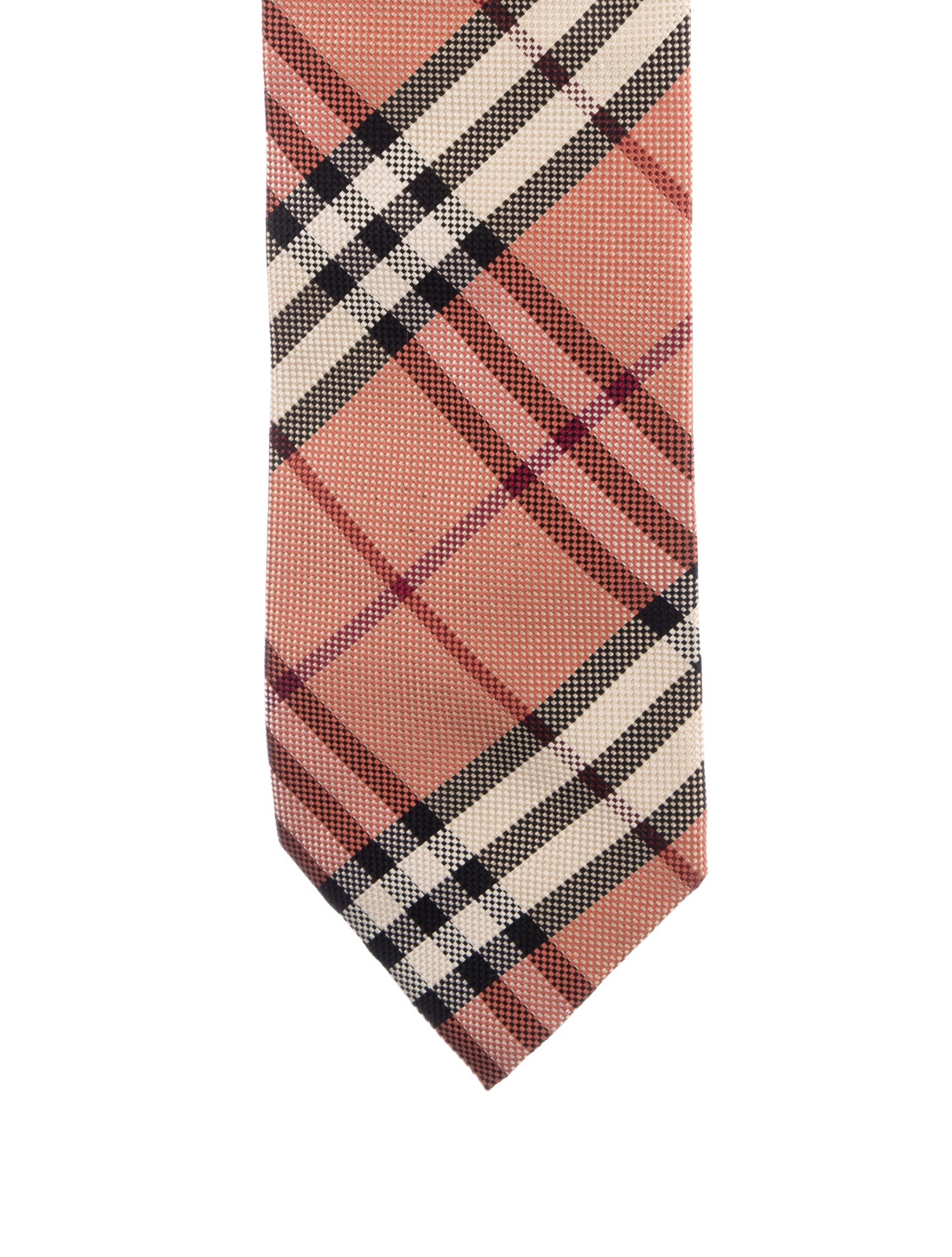 Burberry London Pattern Print Silk Tie