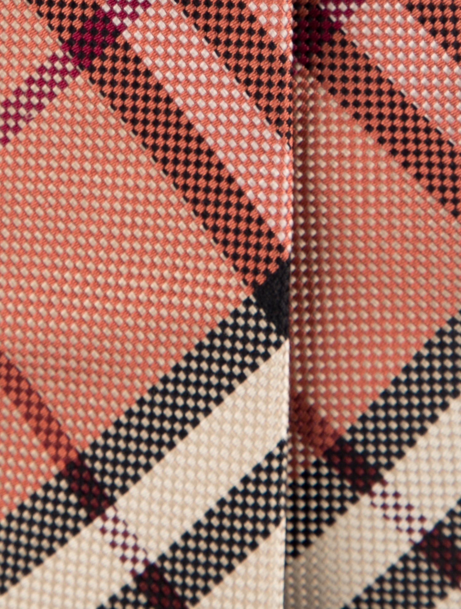 Burberry London Pattern Print Silk Tie