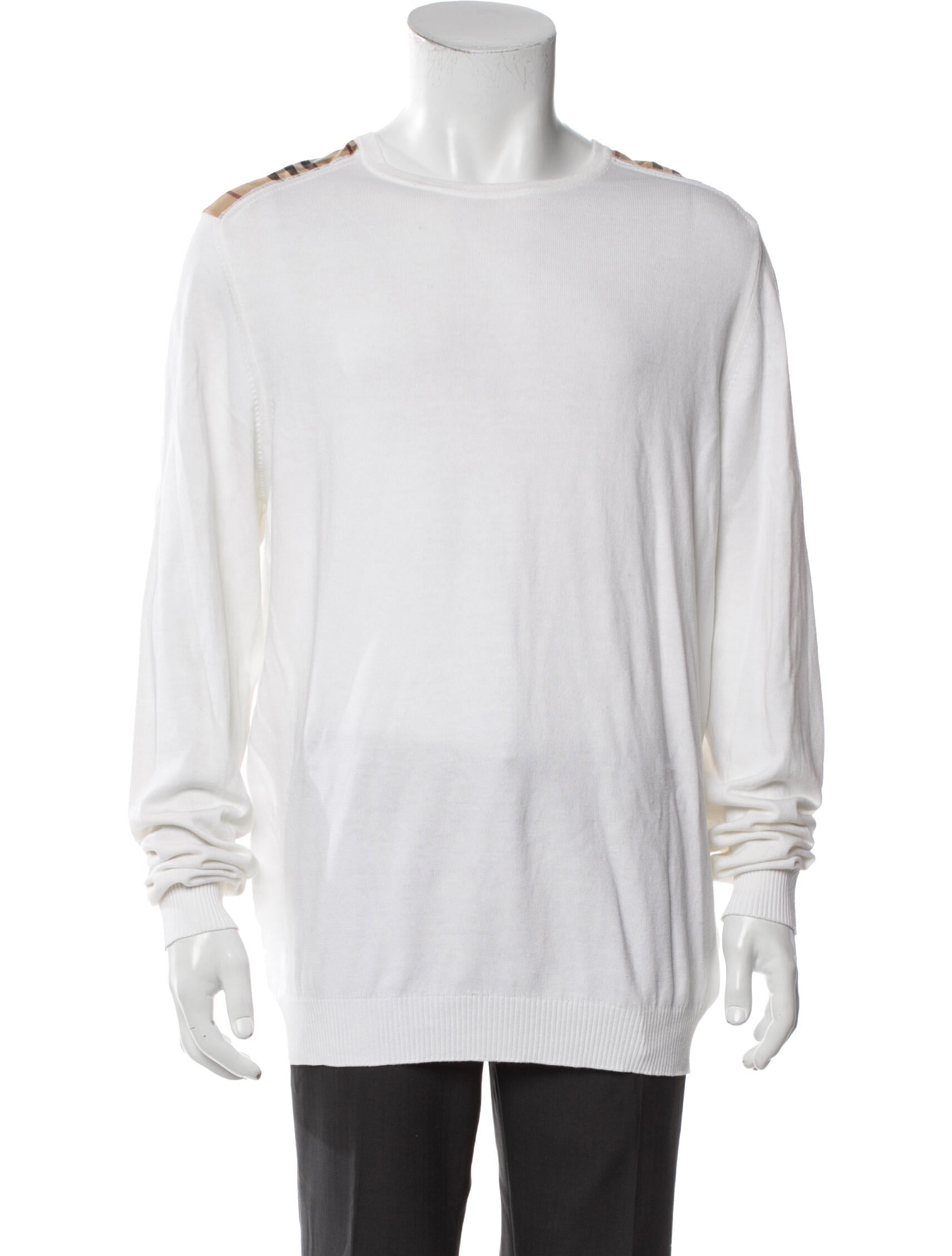 Burberry House Check Pattern Turtleneck Pullover