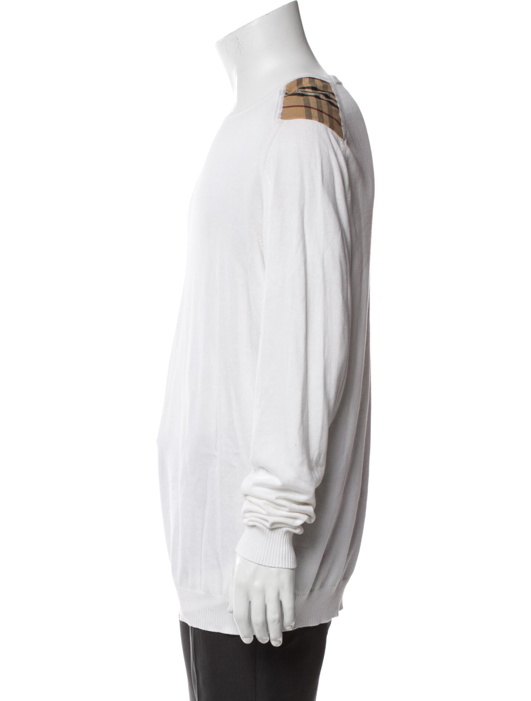 Burberry House Check Pattern Turtleneck Pullover