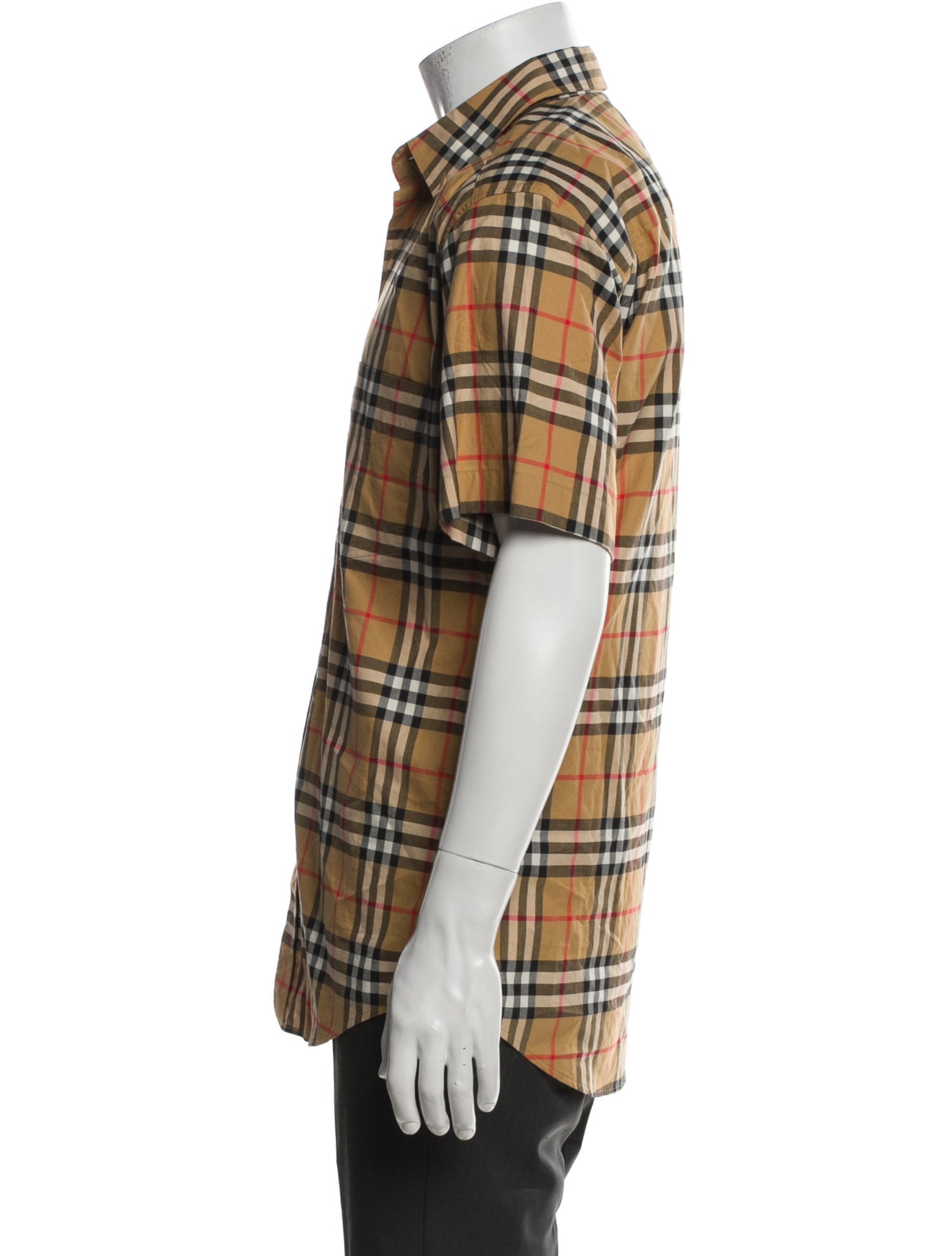 Burberry House Check Pattern Short Sleeve Shirt