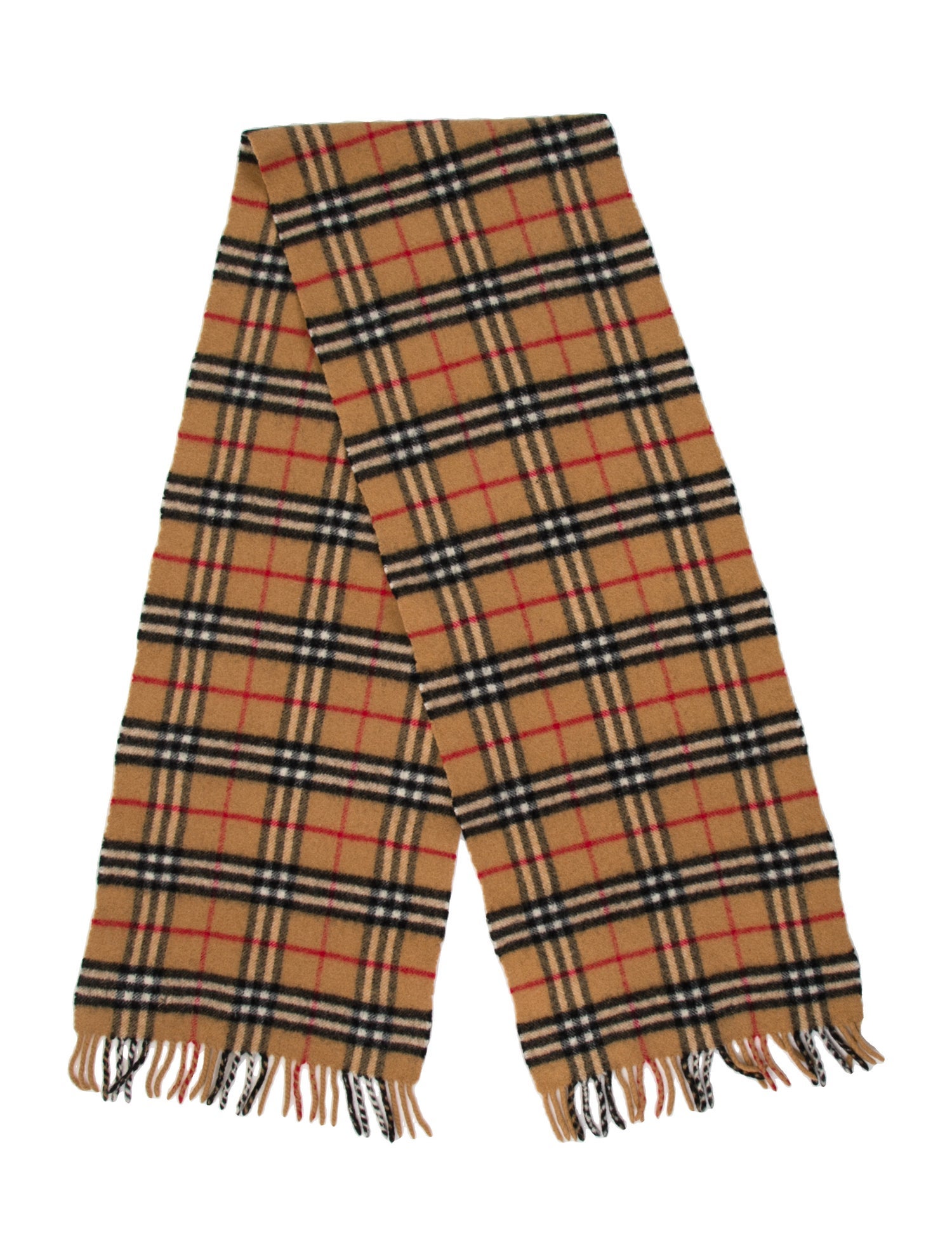Burberry's Lambswool House Check Pattern Scarf