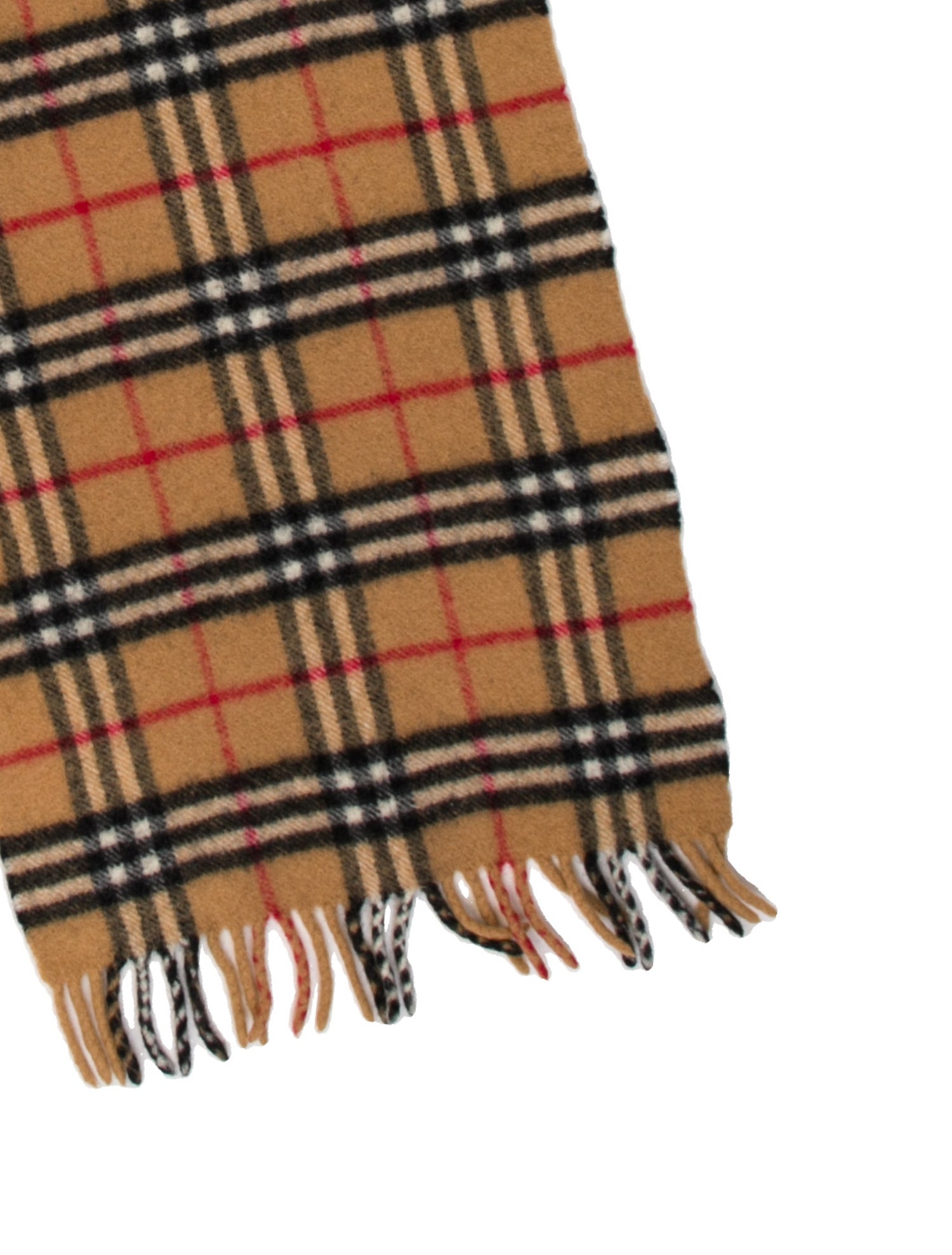 Burberry's Lambswool House Check Pattern Scarf