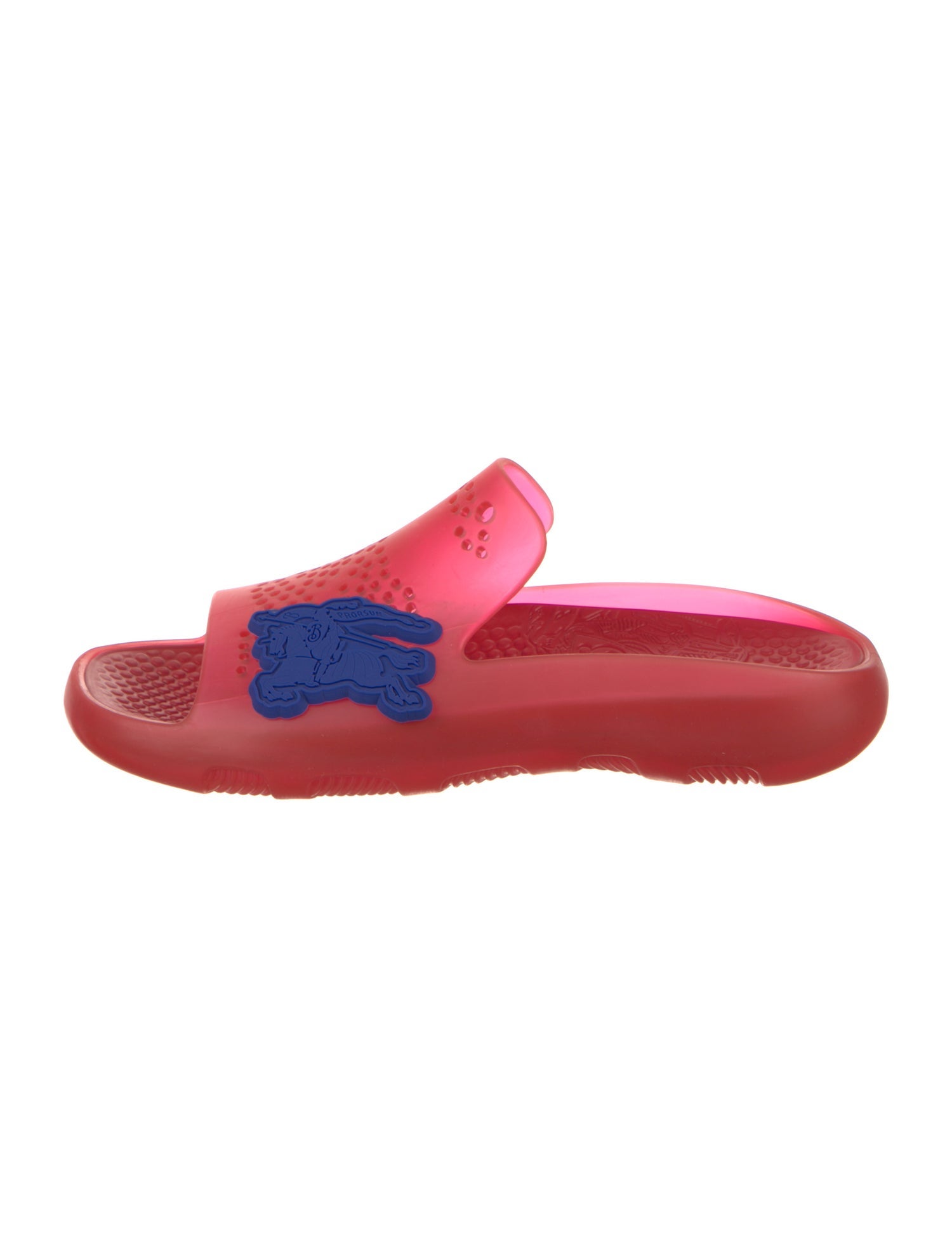 Burberry Rubber Mesh Accents Slides