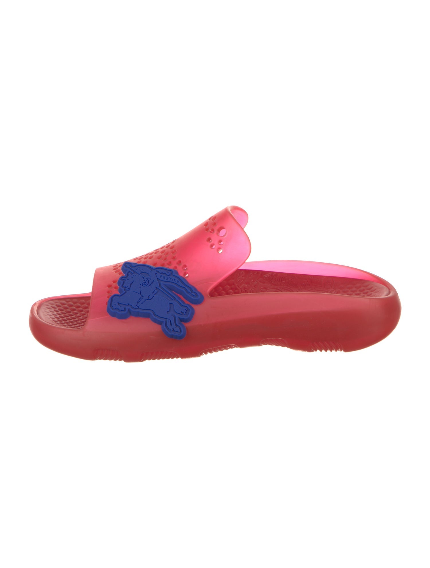 Burberry Rubber Mesh Accents Slides