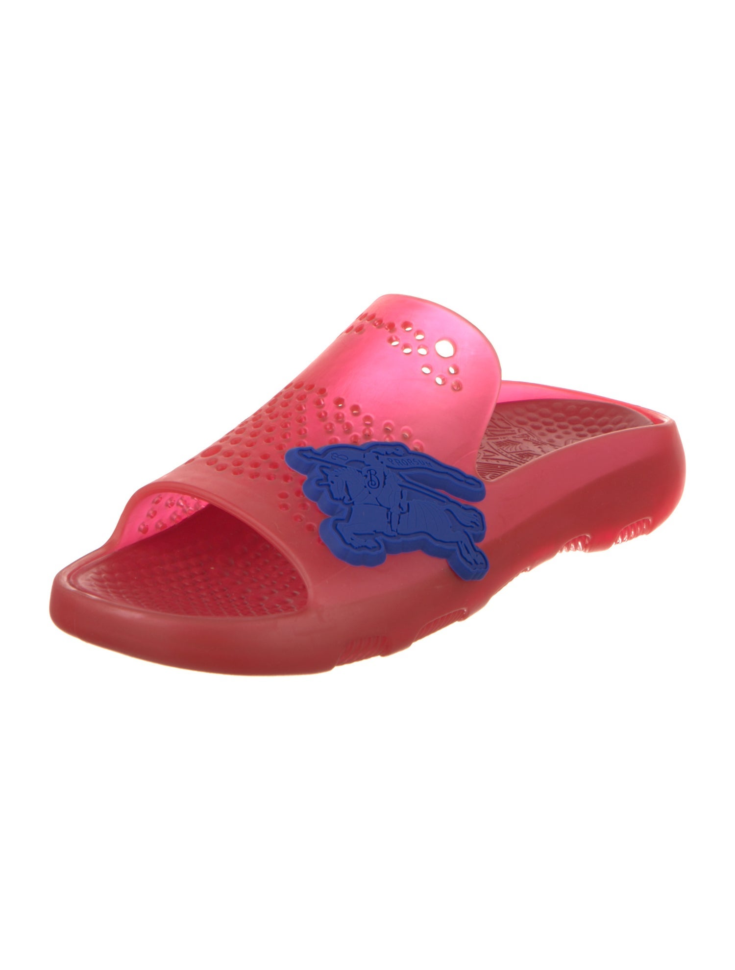 Burberry Rubber Mesh Accents Slides