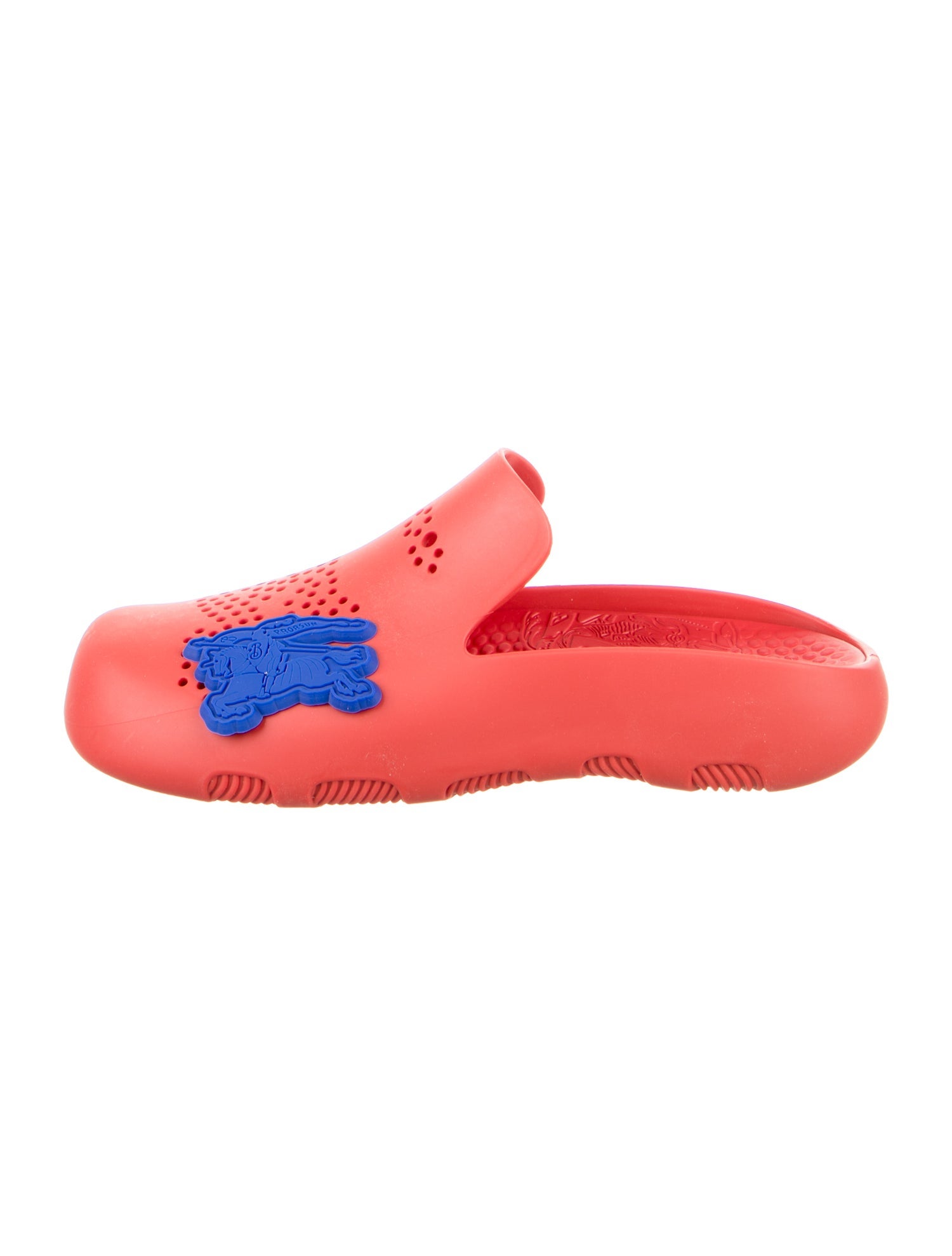 Burberry Rubber Lasercut Accents Slides