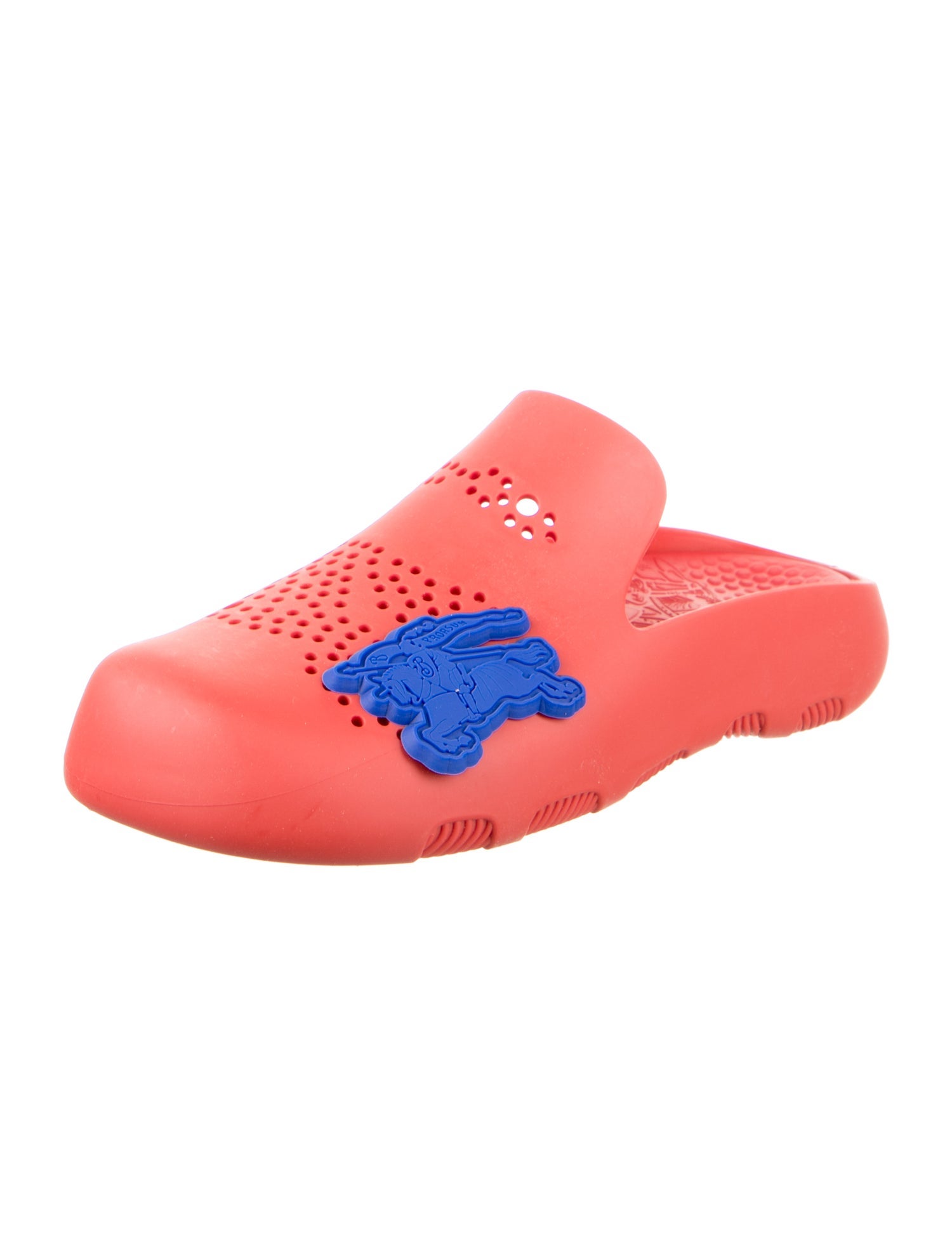 Burberry Rubber Lasercut Accents Slides