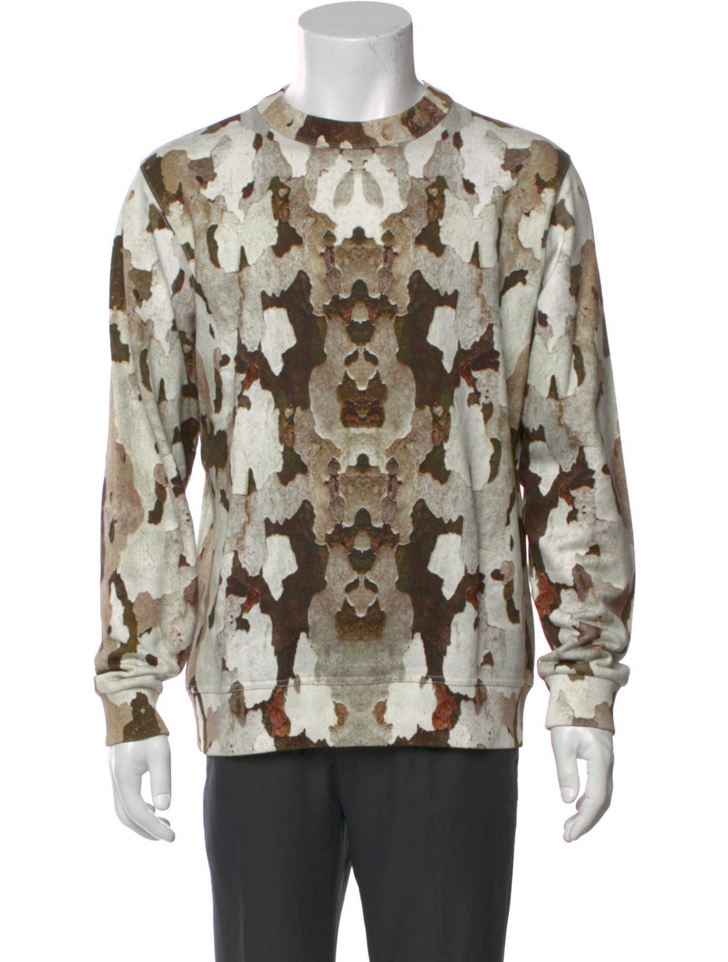 Burberry Printed Crew Neck Pullover