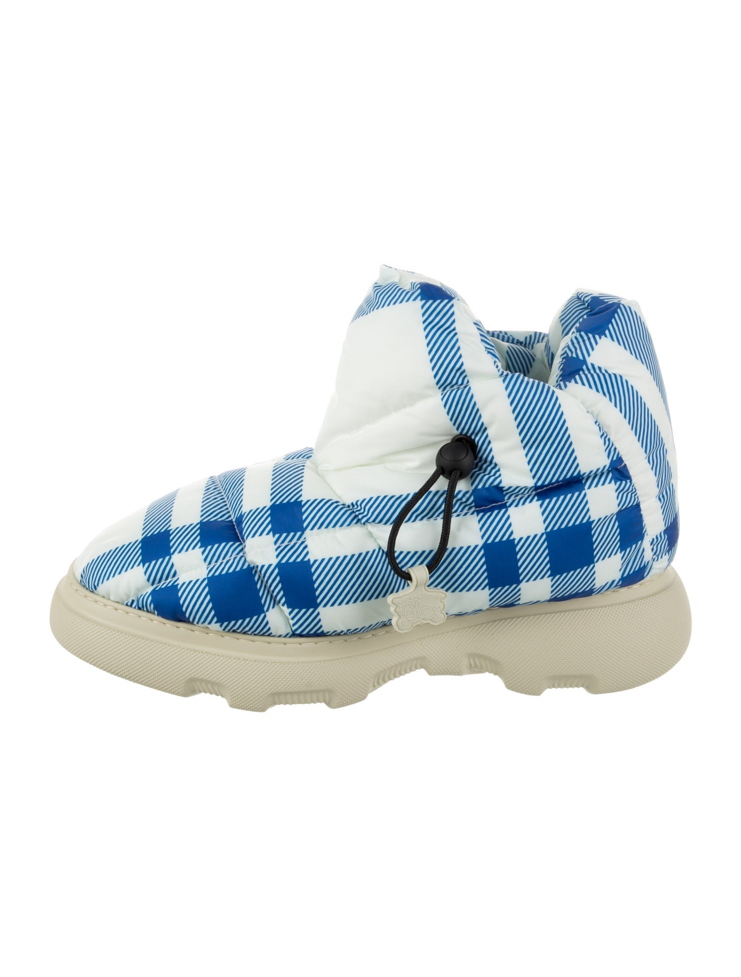 Burberry House Check Pattern Nylon Boots