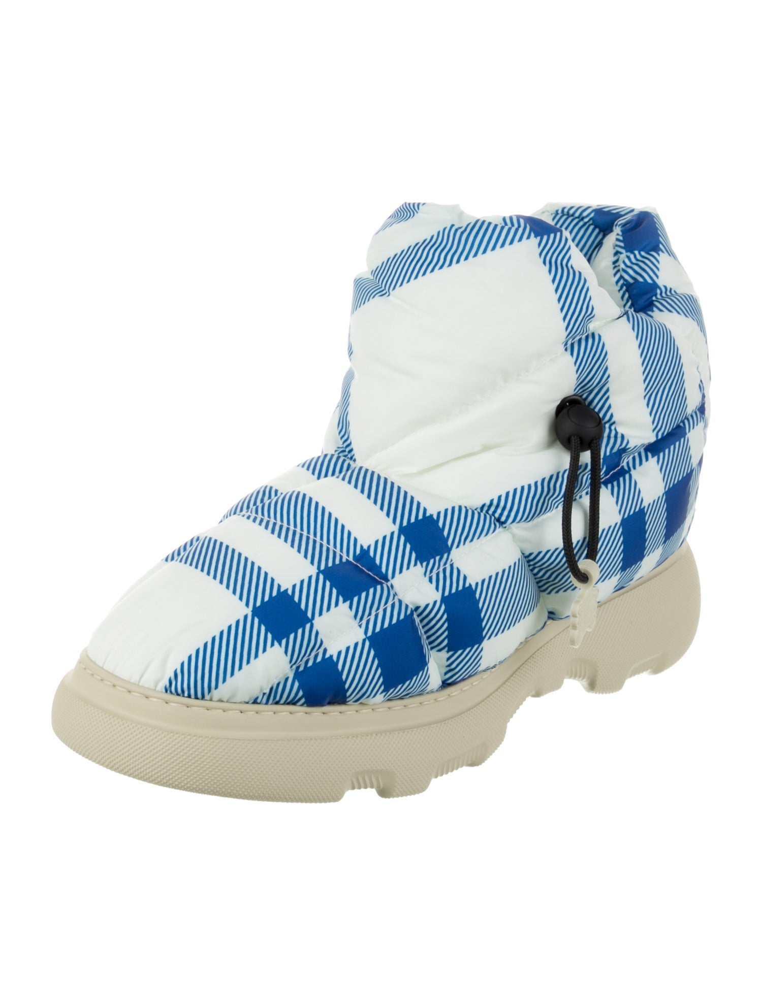 Burberry House Check Pattern Nylon Boots