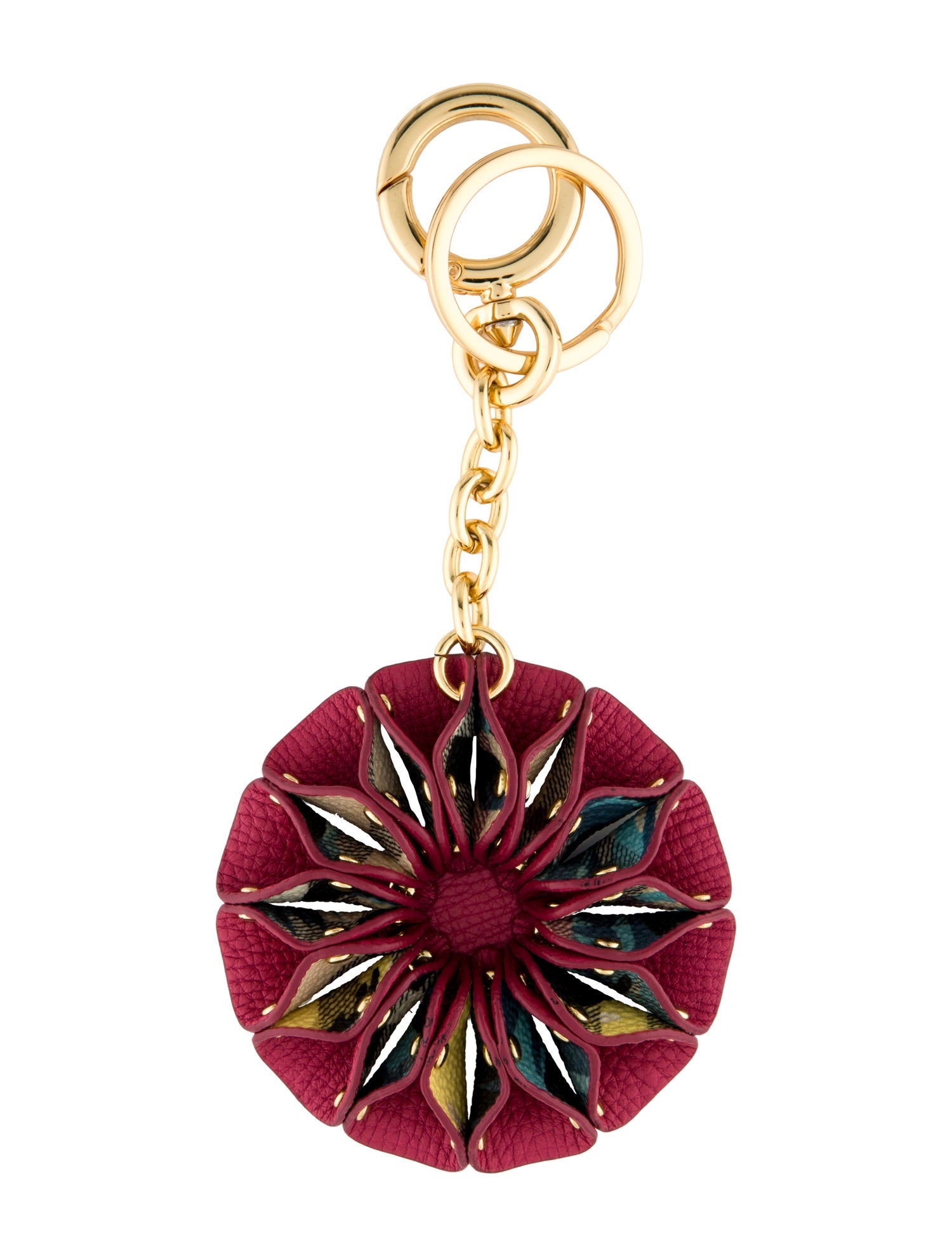 Burberry Pattern Printed Keychain w/Tags