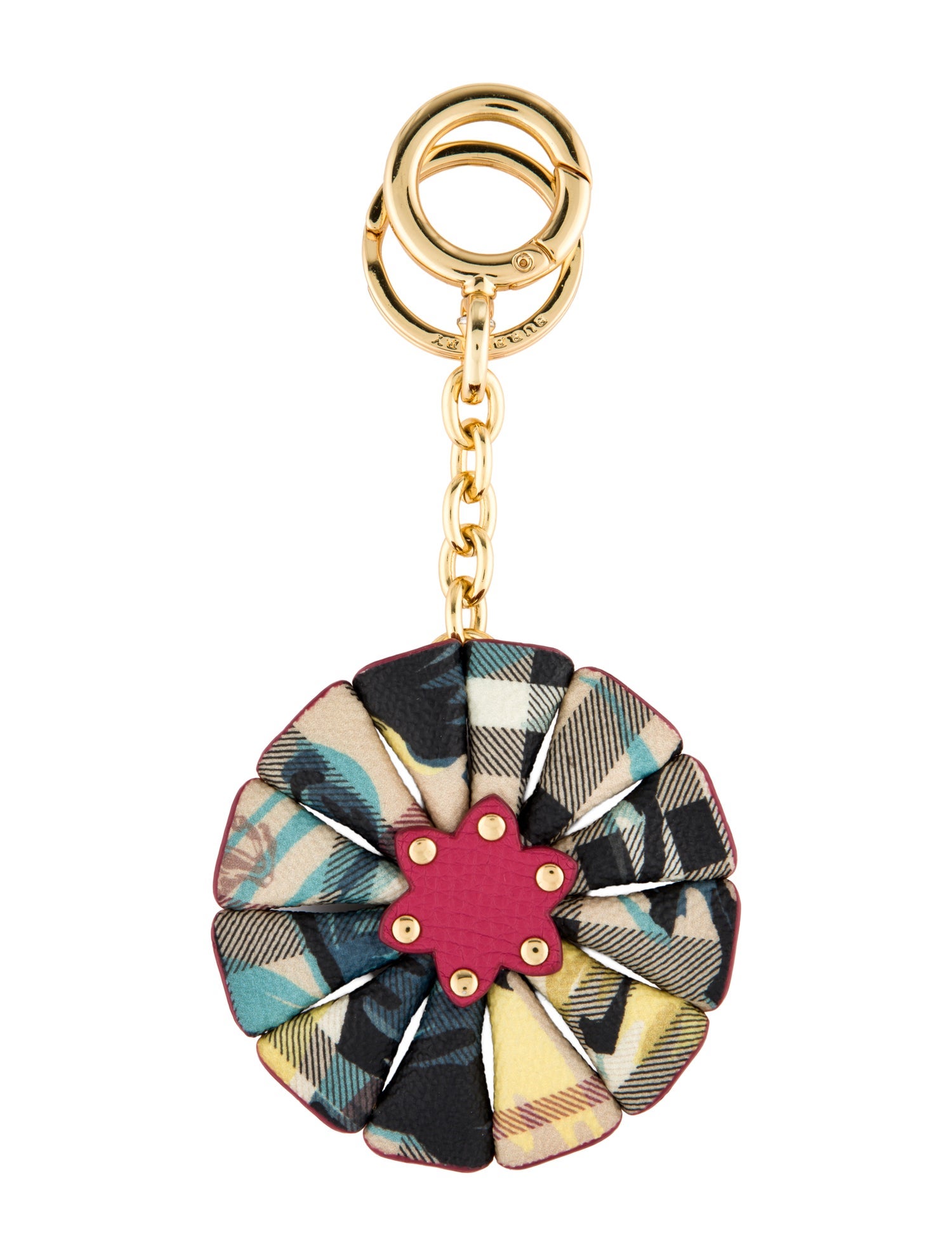 Burberry Pattern Printed Keychain w/Tags