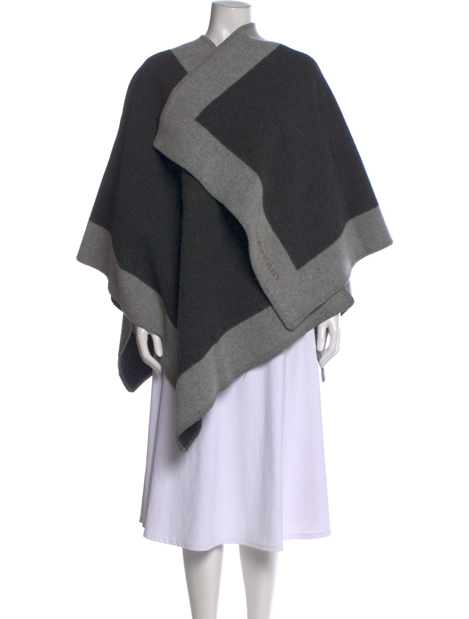 Burberry Wool Colorblock Pattern Sweater