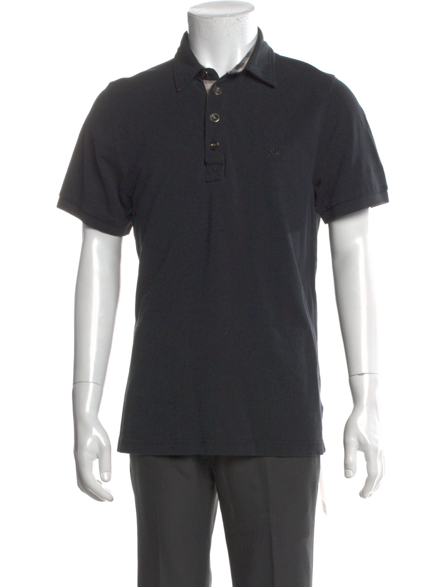 Burberry London Crew Neck Short Sleeve Polo Shirt