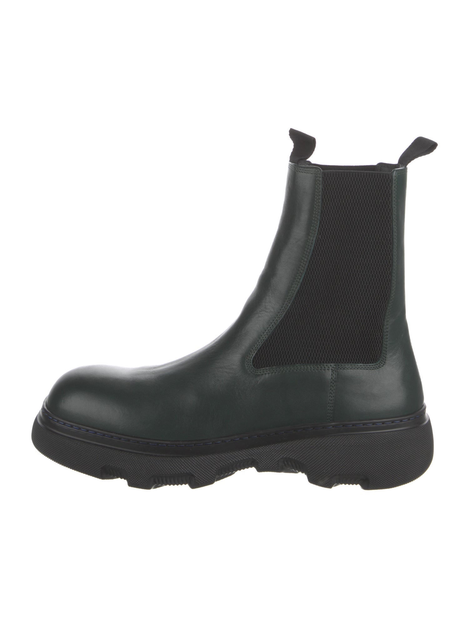 Burberry Patent Leather Chelsea Boots