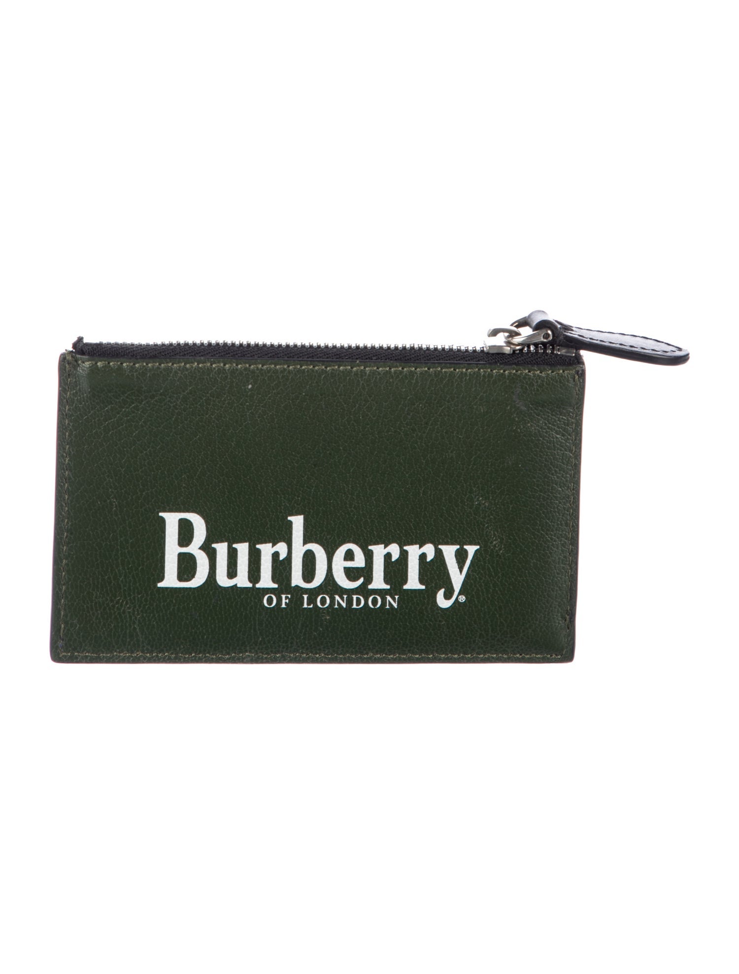 Burberry Leather Graphic Print Wallet
