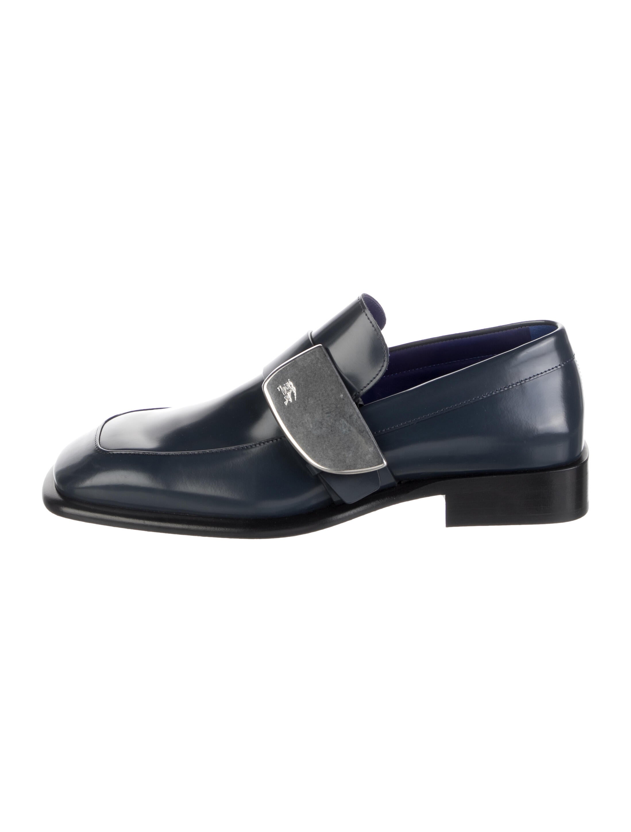 Burberry Leather Dress Loafers