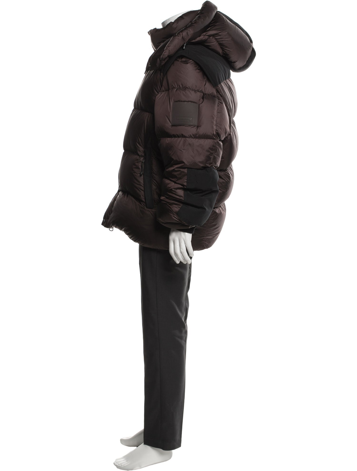 Burberry Exploded Check Pattern Puffer Coat w/ Tags