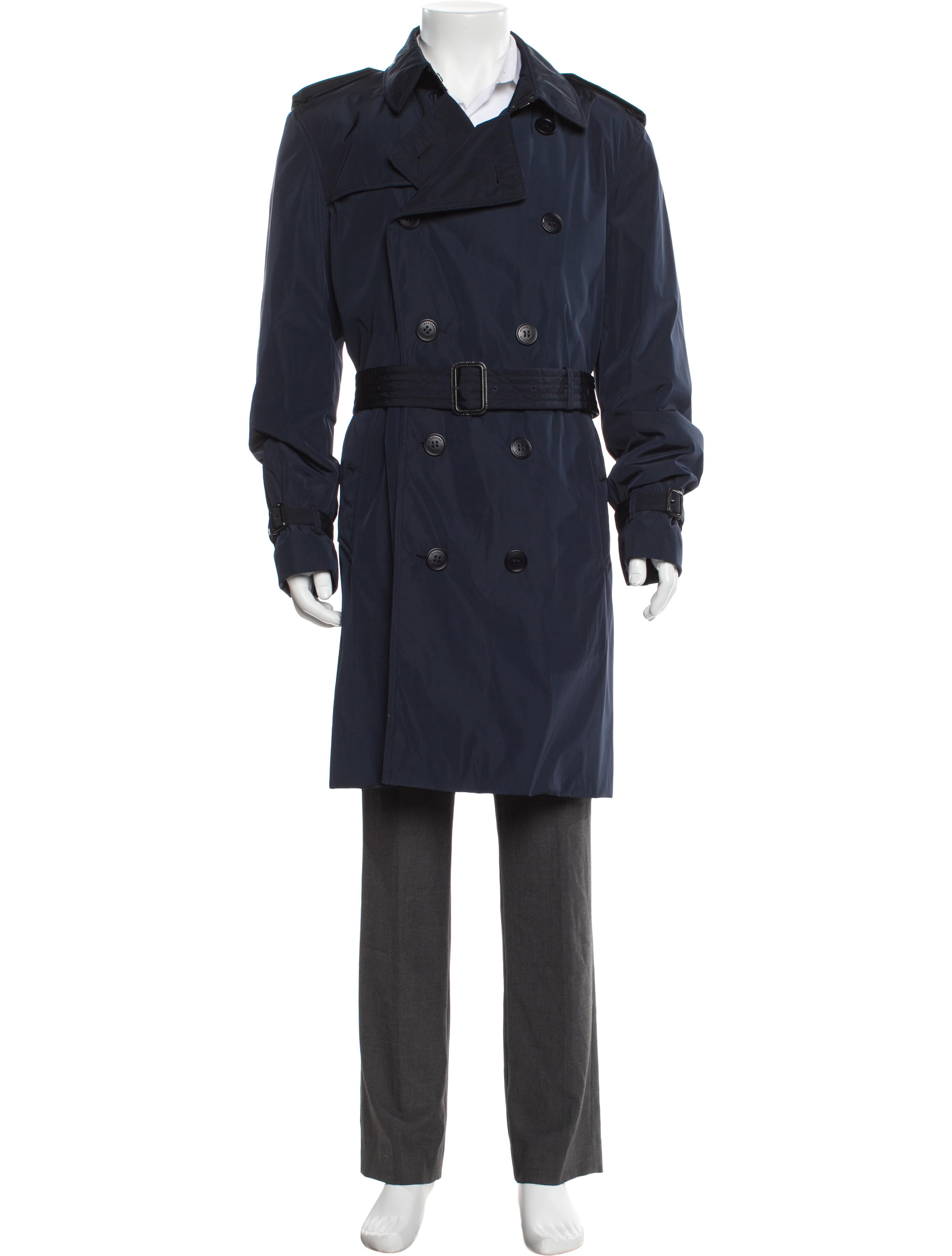 Burberry Nova Check Pattern Trench Coat