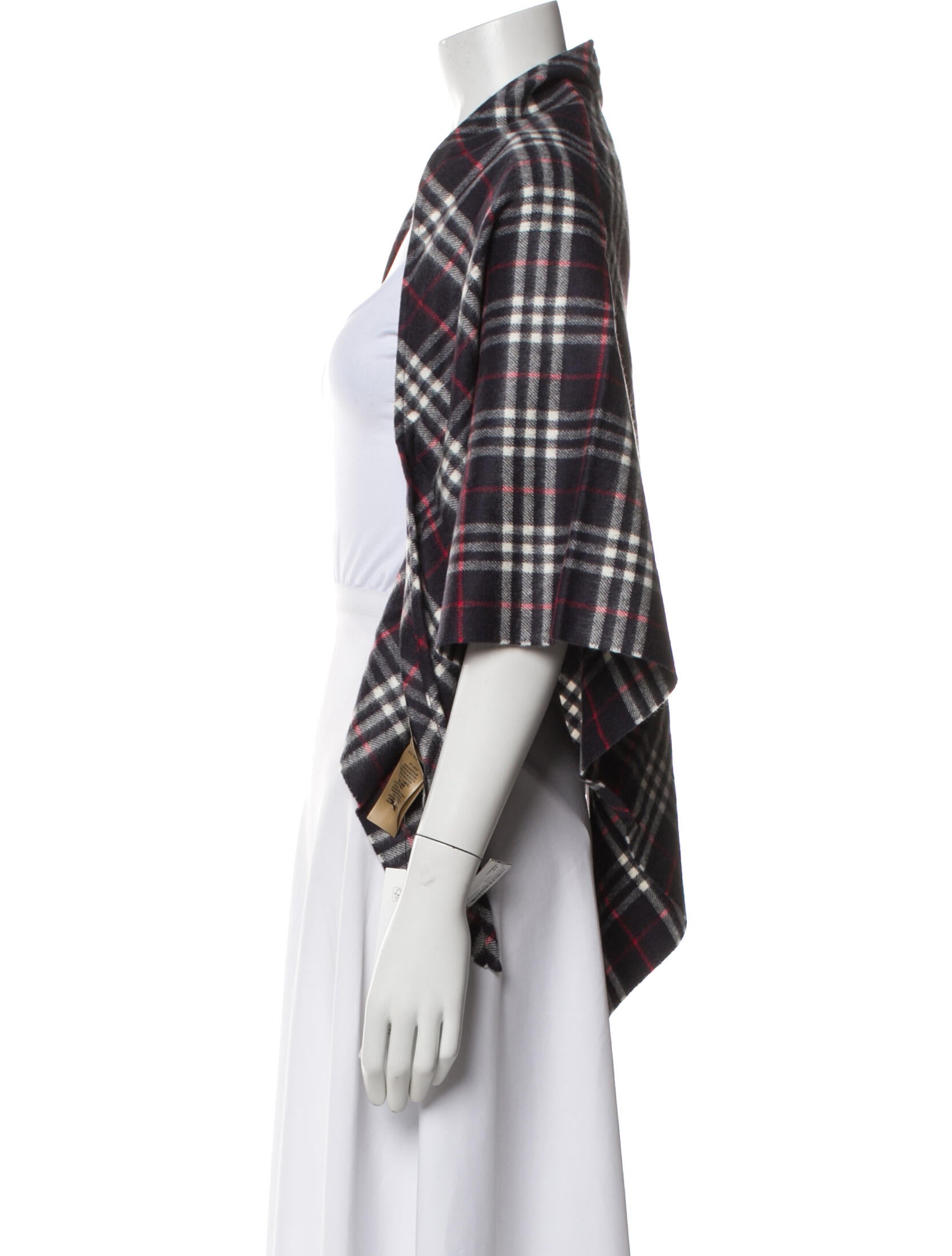 Burberry Cashmere Striped Bandana w/ Tags