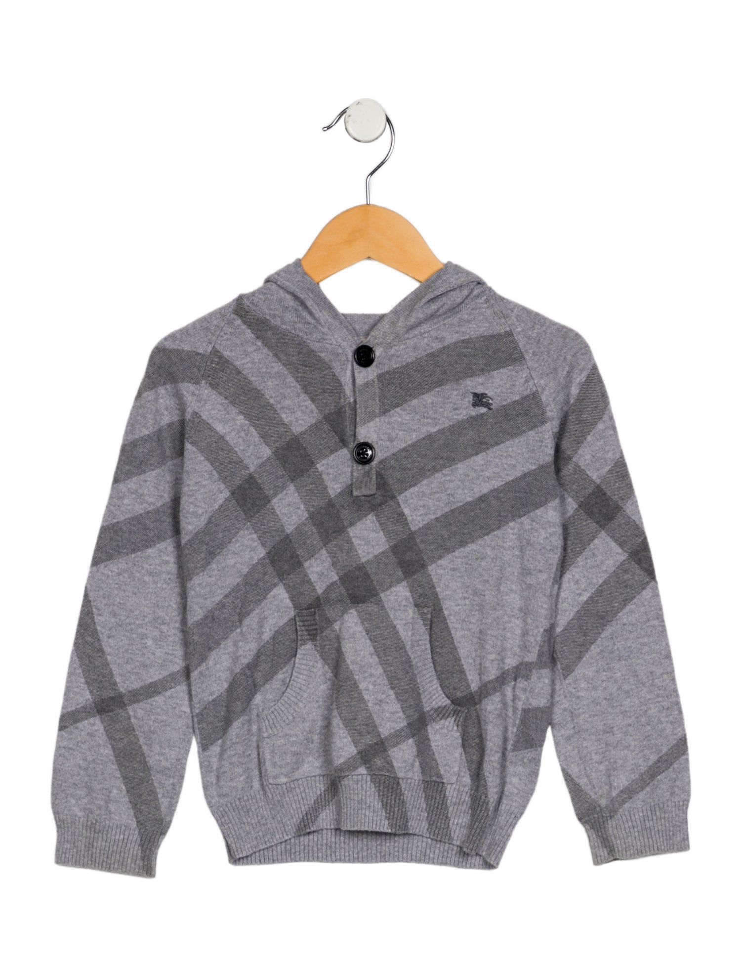 Burberry Toddler Boys' Patterned Long Sleeve Hoodie