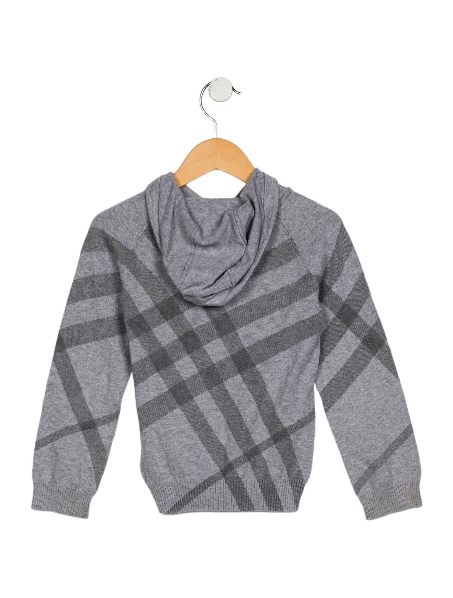 Burberry Toddler Boys' Patterned Long Sleeve Hoodie