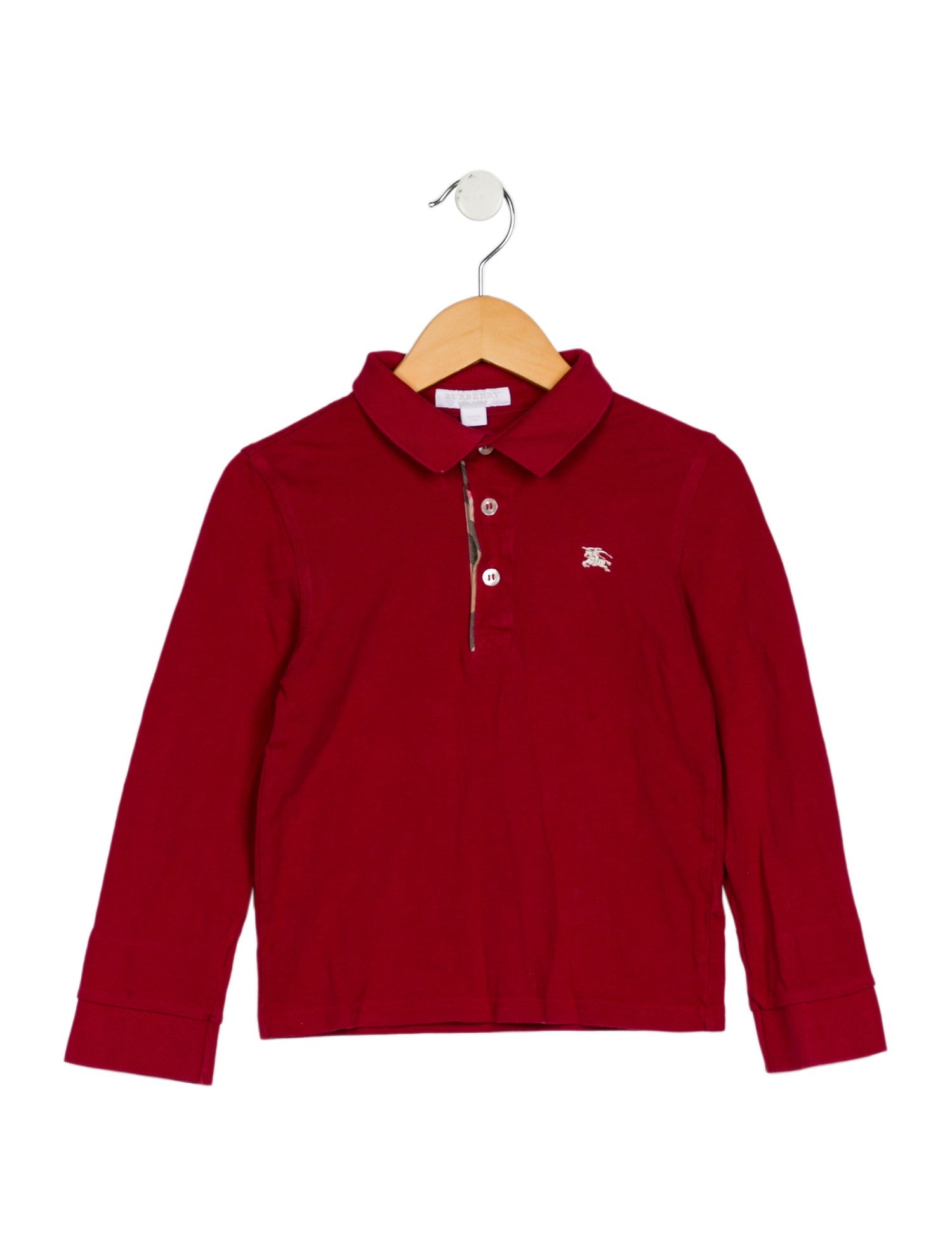 Burberry Boys' Long Sleeve Button-Up Shirt