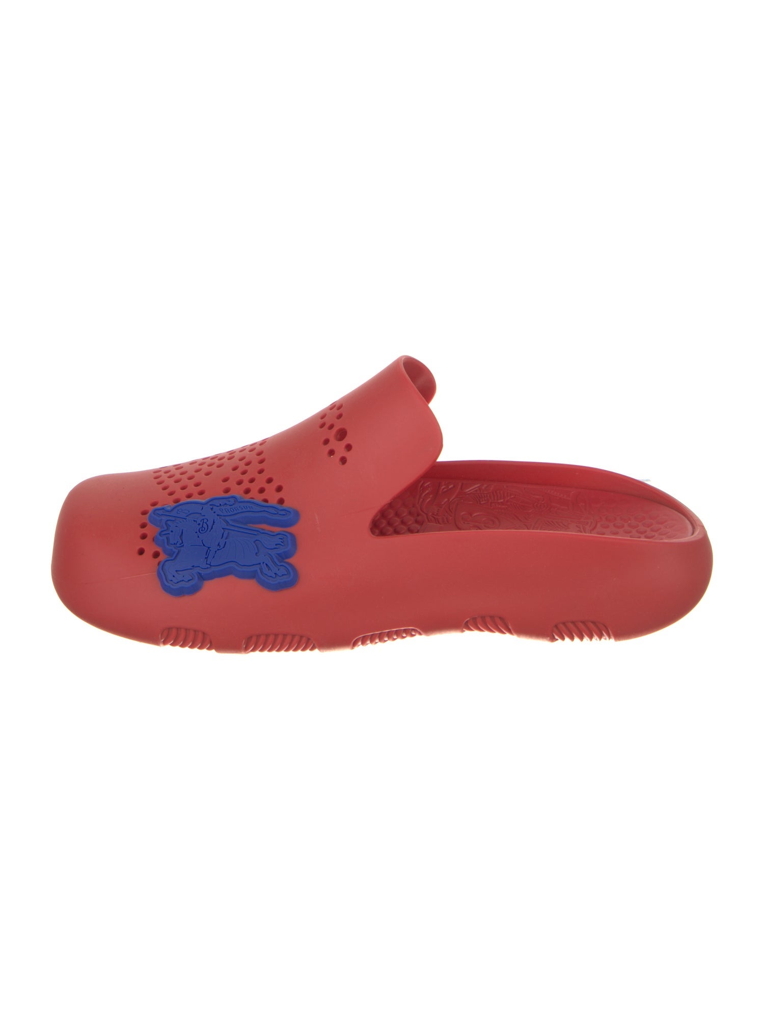 Burberry Rubber Mesh Accents Slides