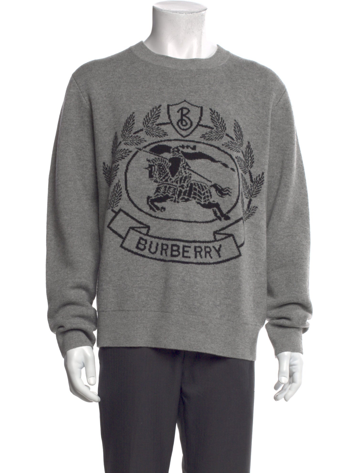Burberry Wool Graphic Print Pullover