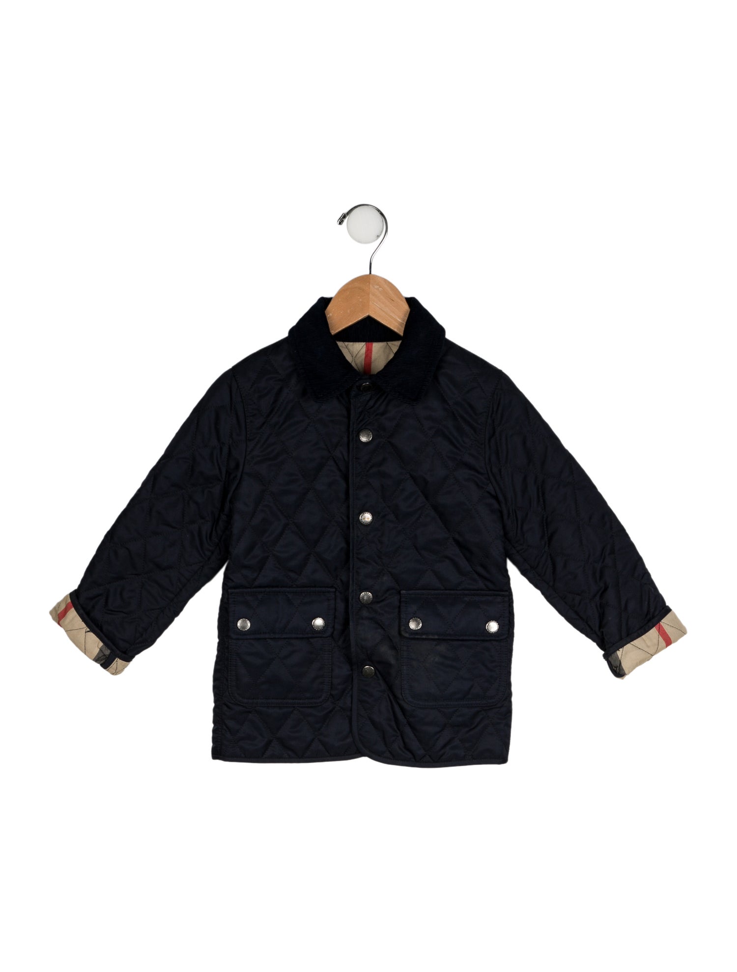 Burberry Solid Quilted Jacket