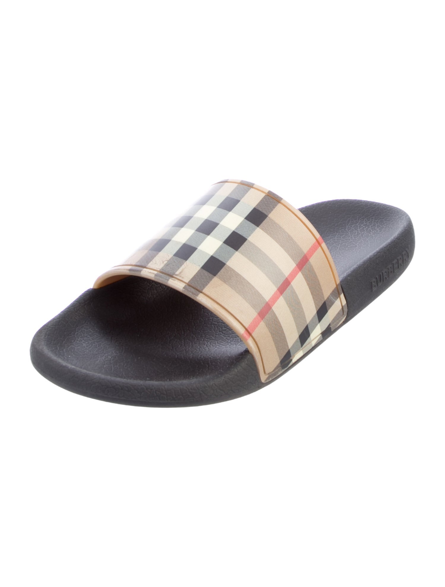 Burberry House Check Pattern Slides
