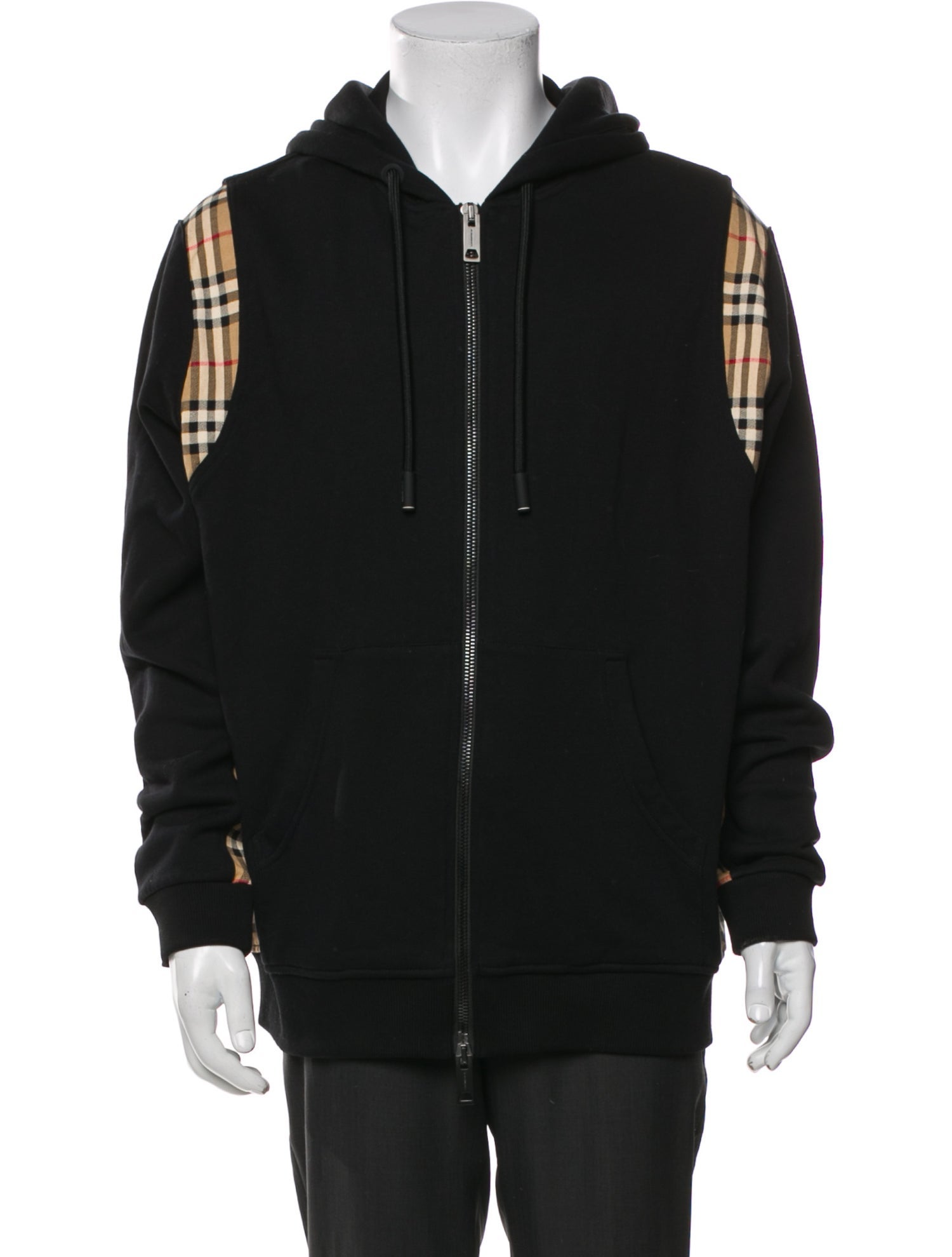 Burberry Vintage Check Plaid Print Hoodie