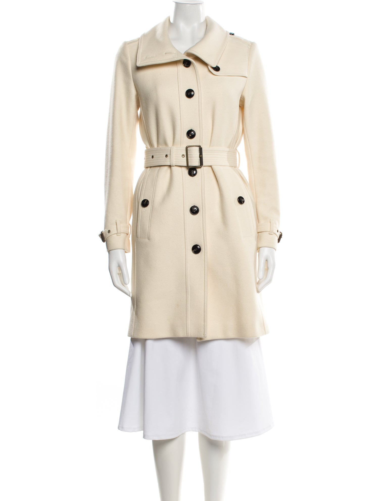 Burberry Brit Virgin Wool Trench Coat