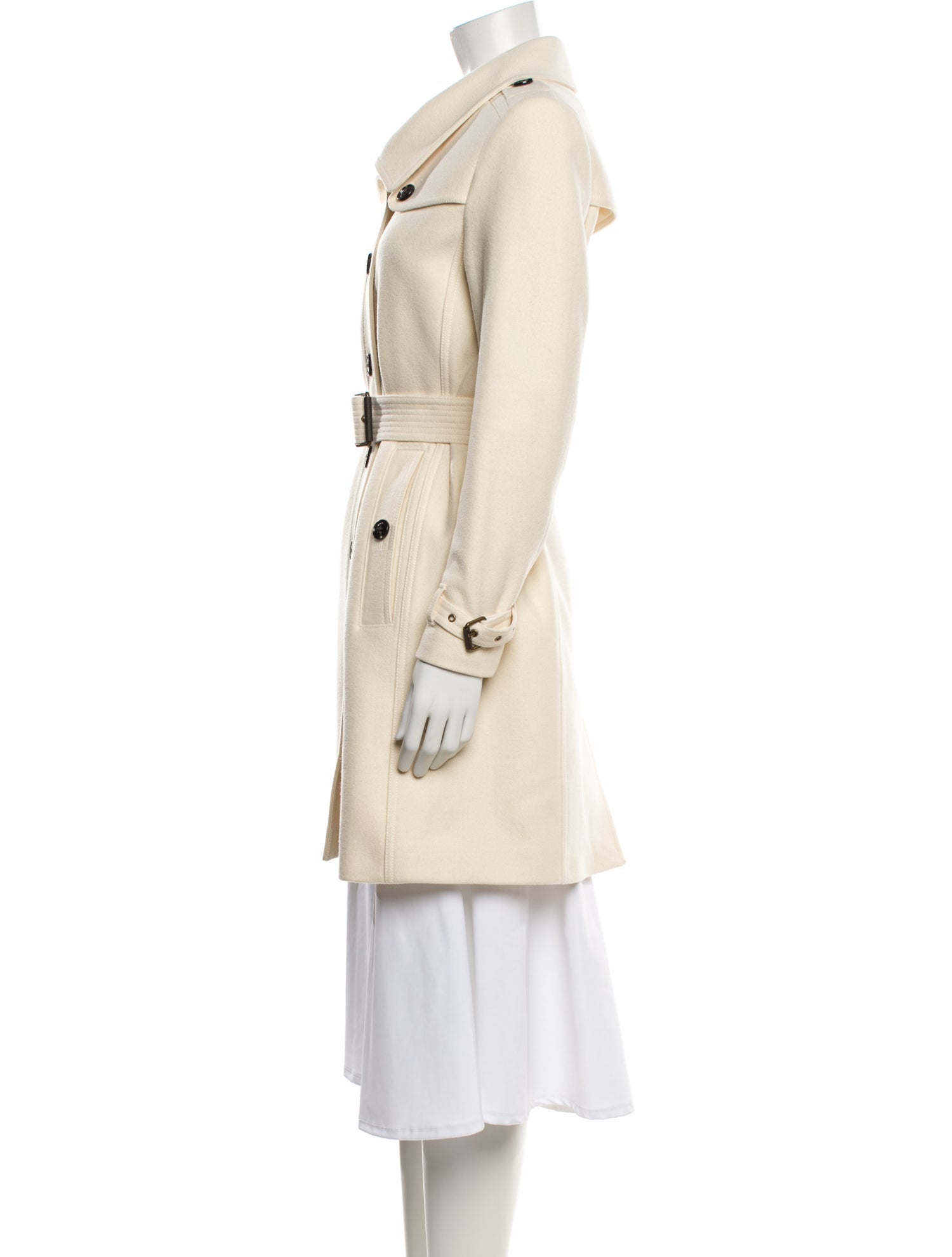 Burberry Brit Virgin Wool Trench Coat