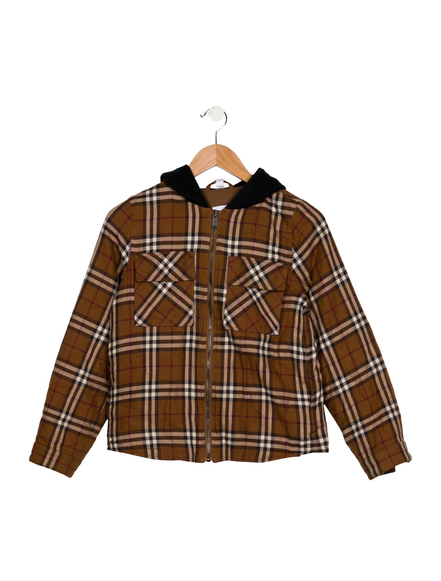 Burberry Boys' House Check Zip-Up jacket