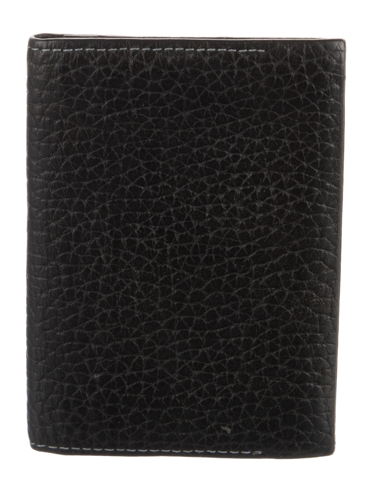 Burberry House Check Pattern Leather Wallet