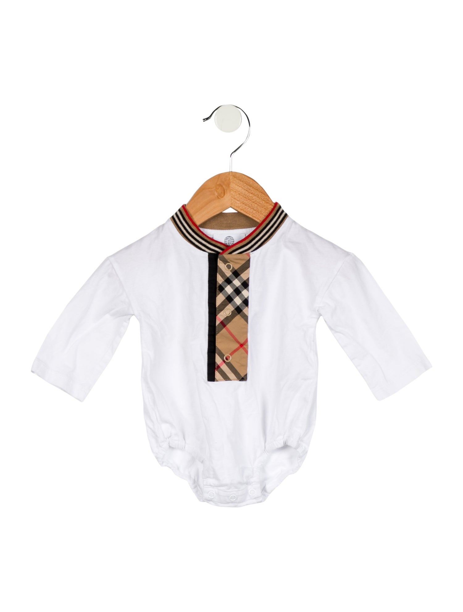 Burberry Infant Boys' Long Sleeve One Piece