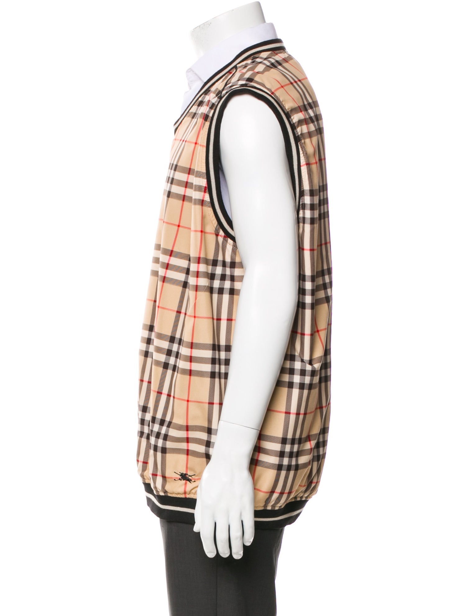 Burberry Golf House Check Pattern Vest