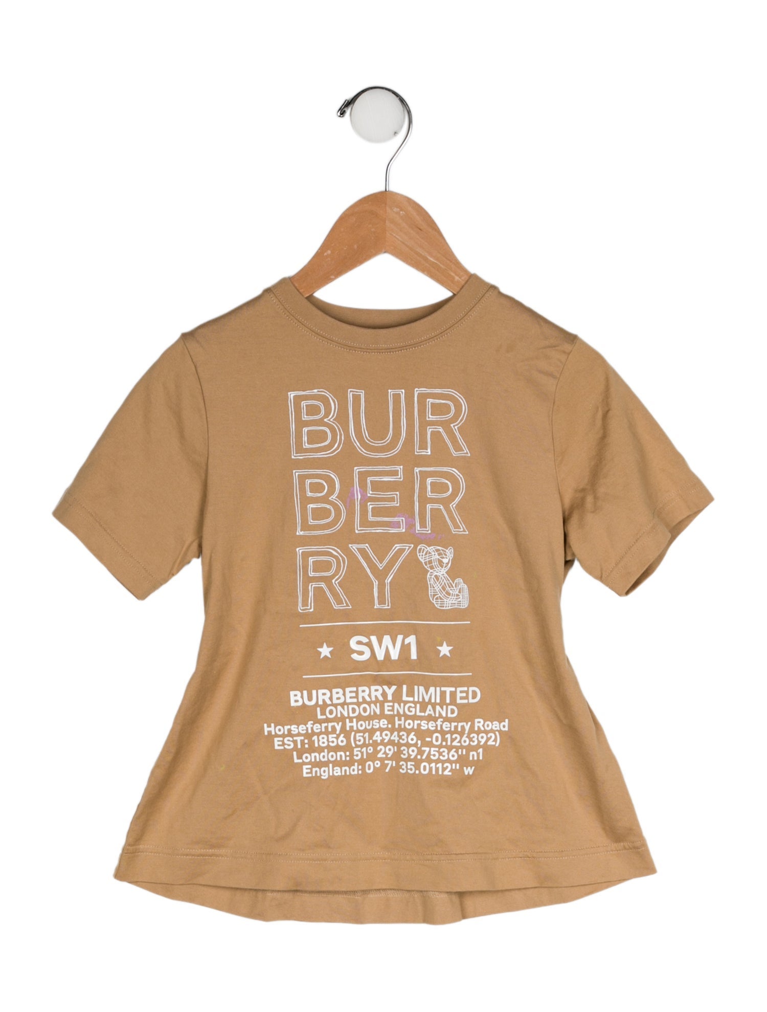 Burberry Coton Graphic Print Dress