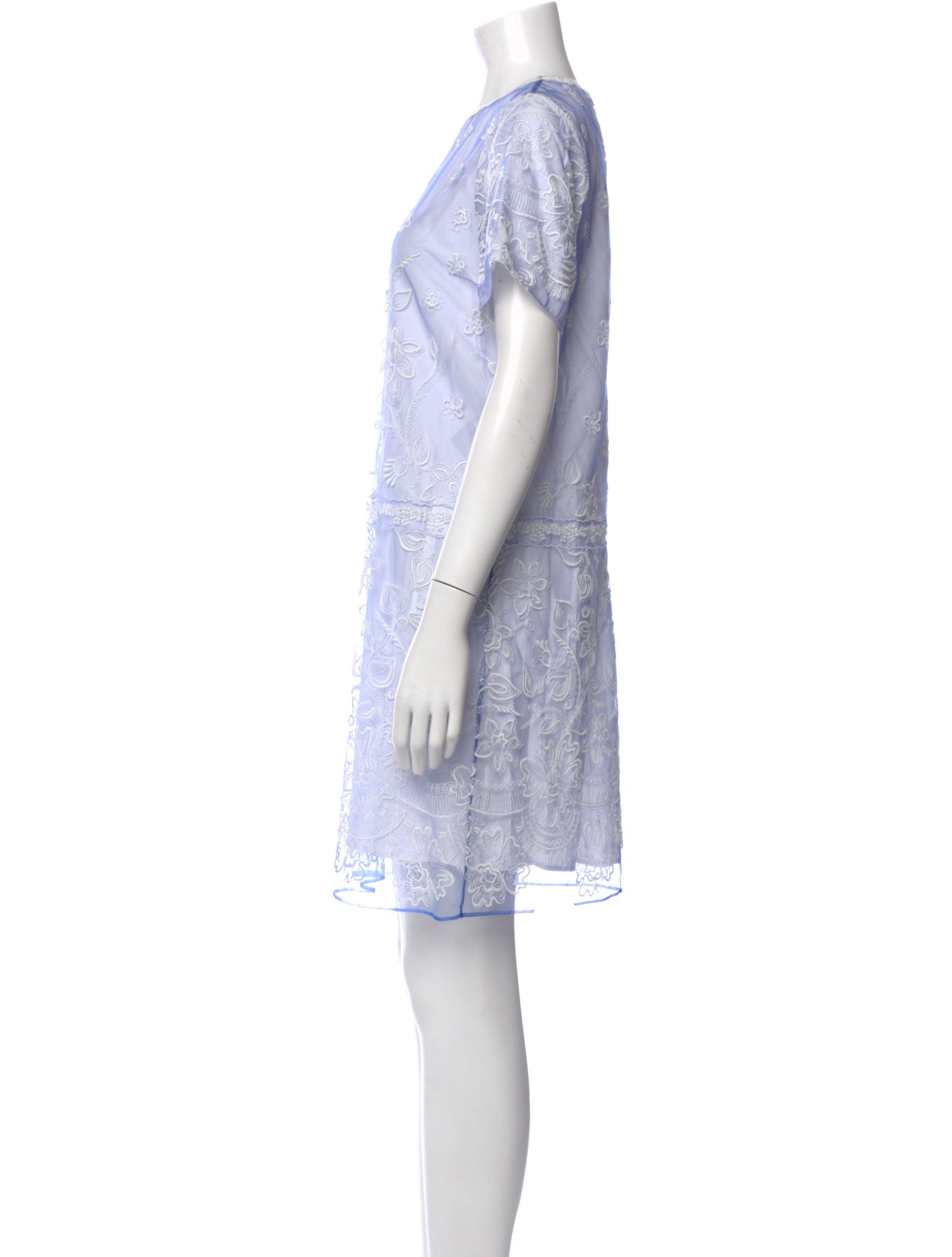 Burberry Crew Neck Knee-Length Dress w/ Tags