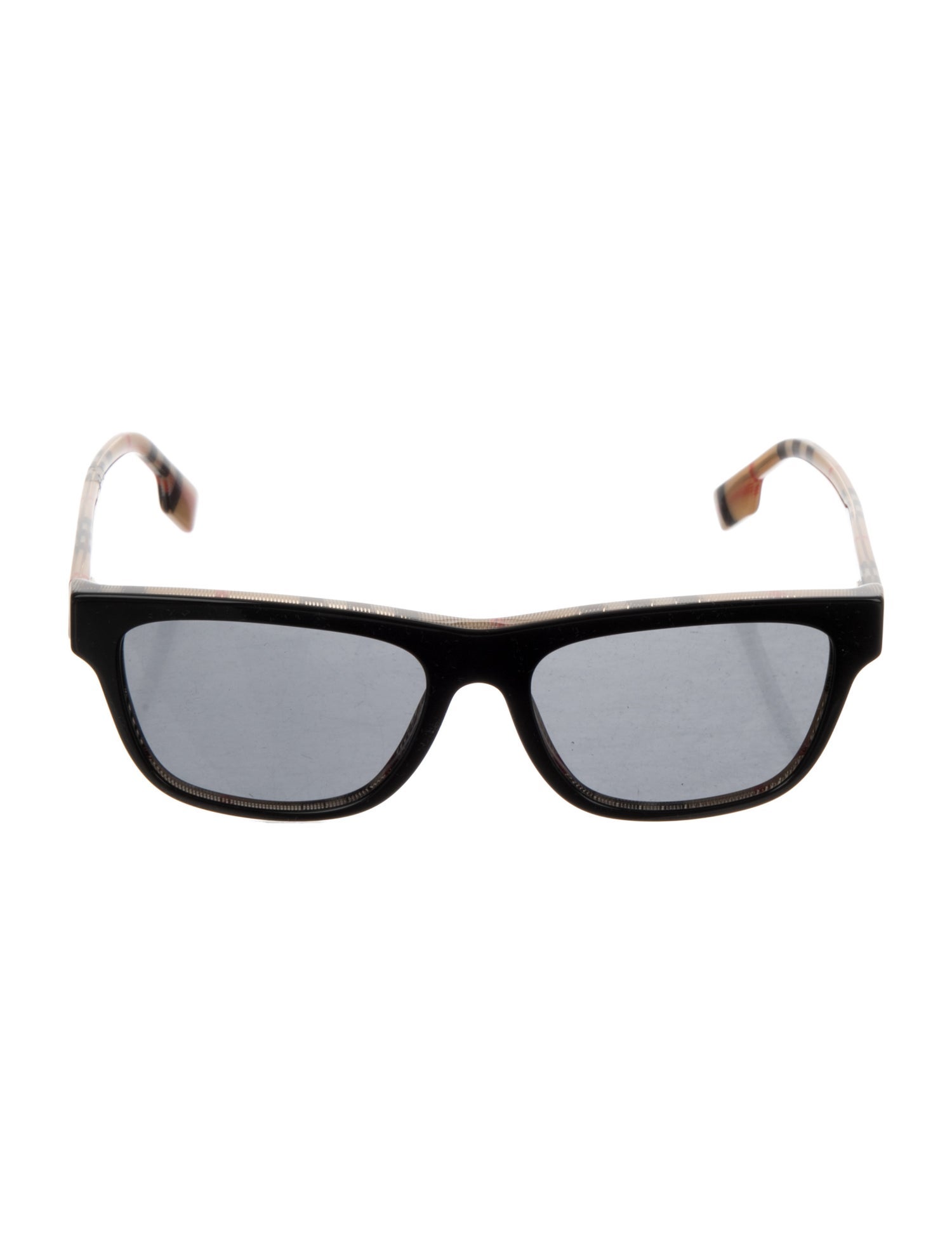 Burberry House Check Pattern Wayfarer Sunglasses