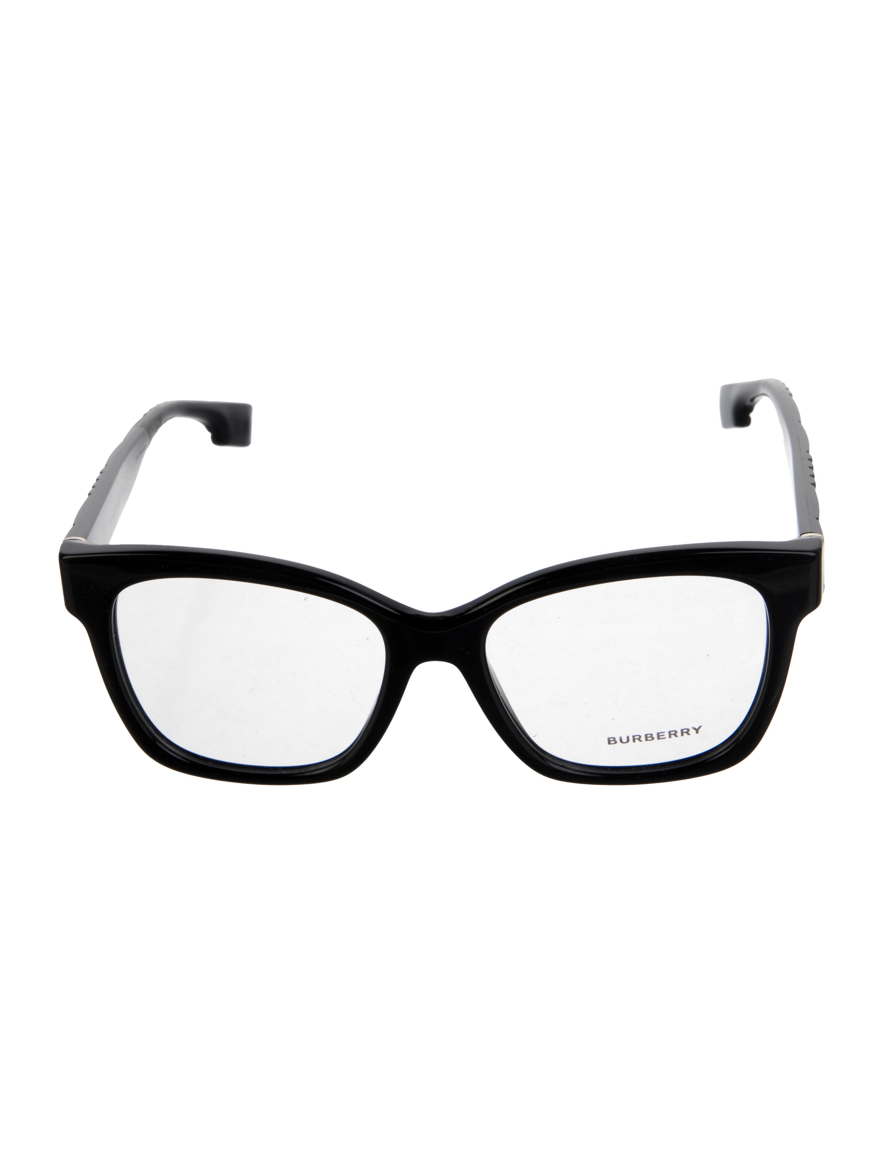 Burberry House Check Pattern Wayfarer Eyeglasses