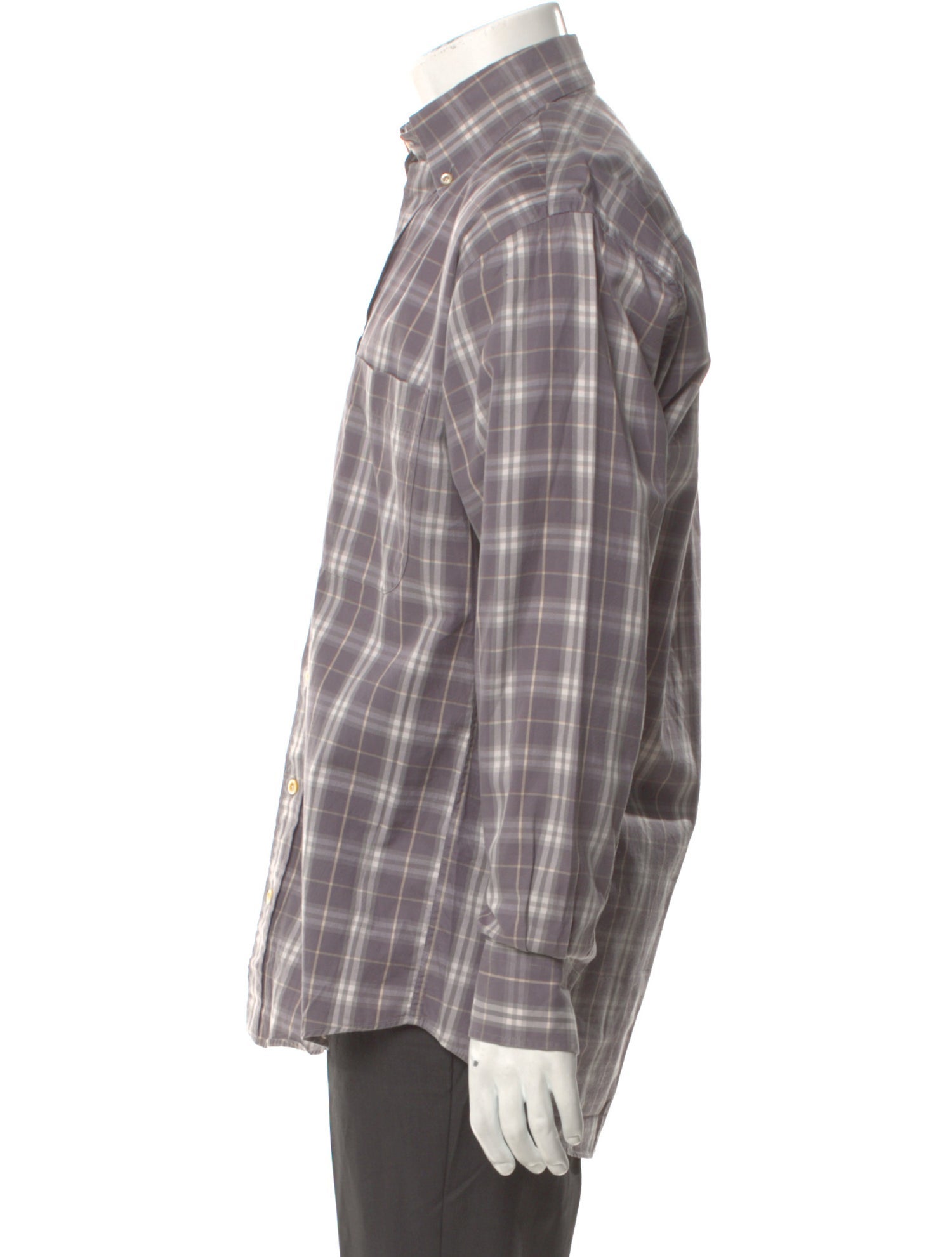 Burberry Vintage Check Plaid Print Shirt