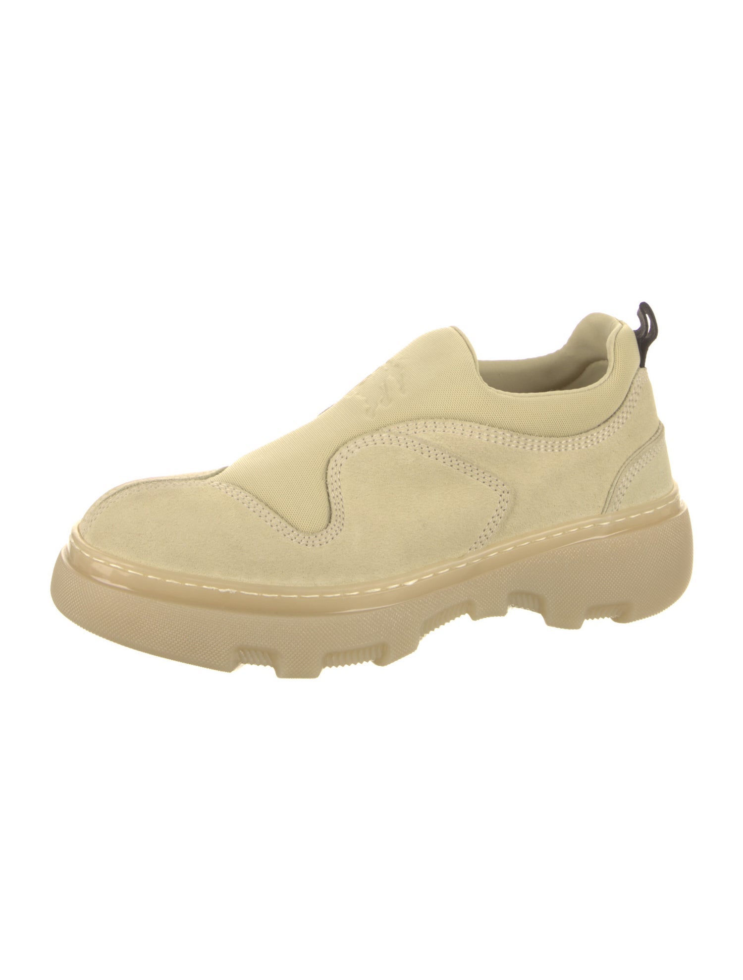 Burberry Suede Mesh Accents Sneakers