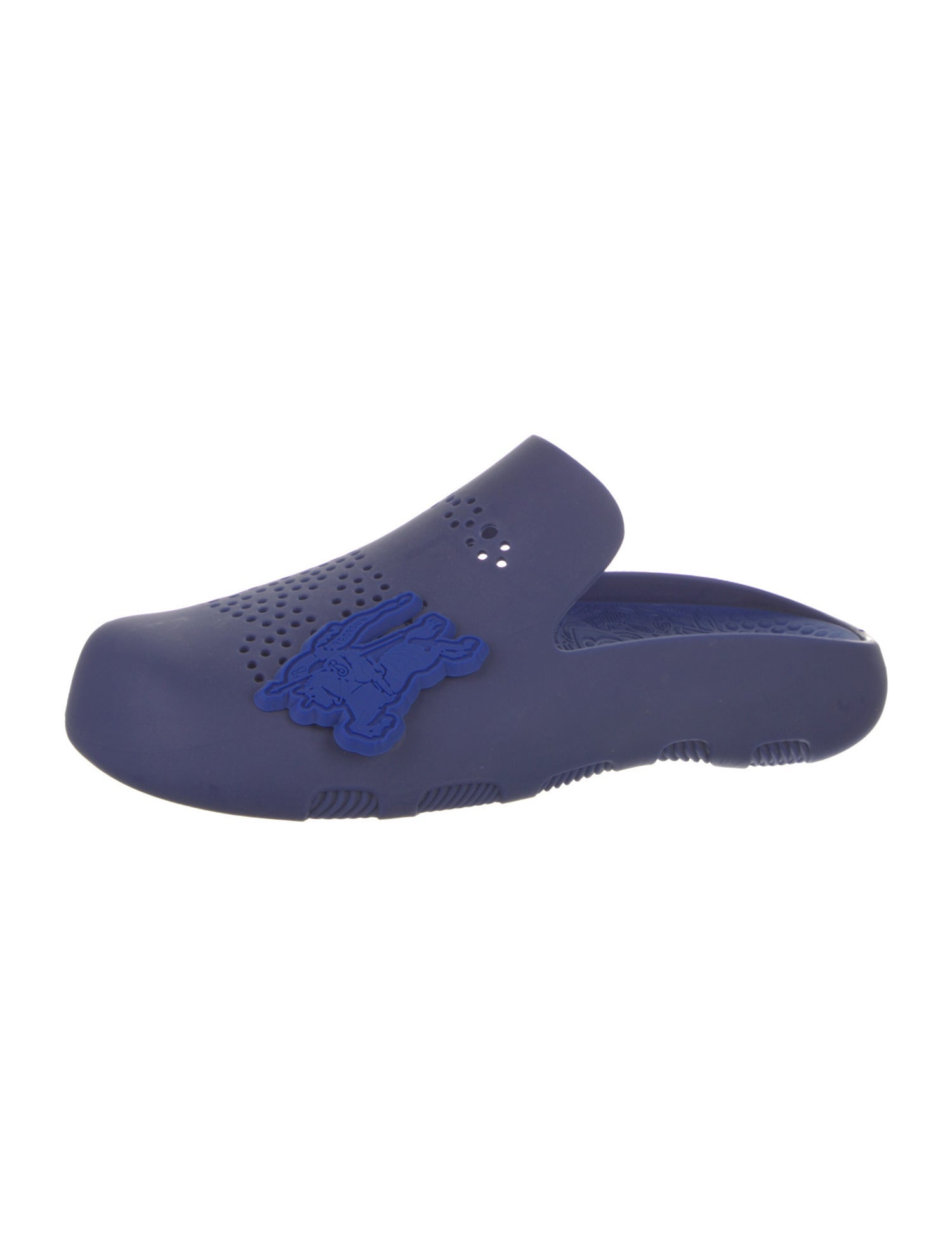 Burberry Rubber Cutout Accent Slides