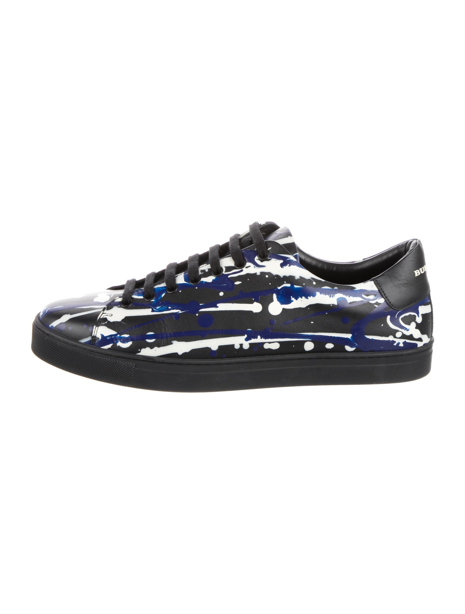 Burberry Leather Printed Sneakers