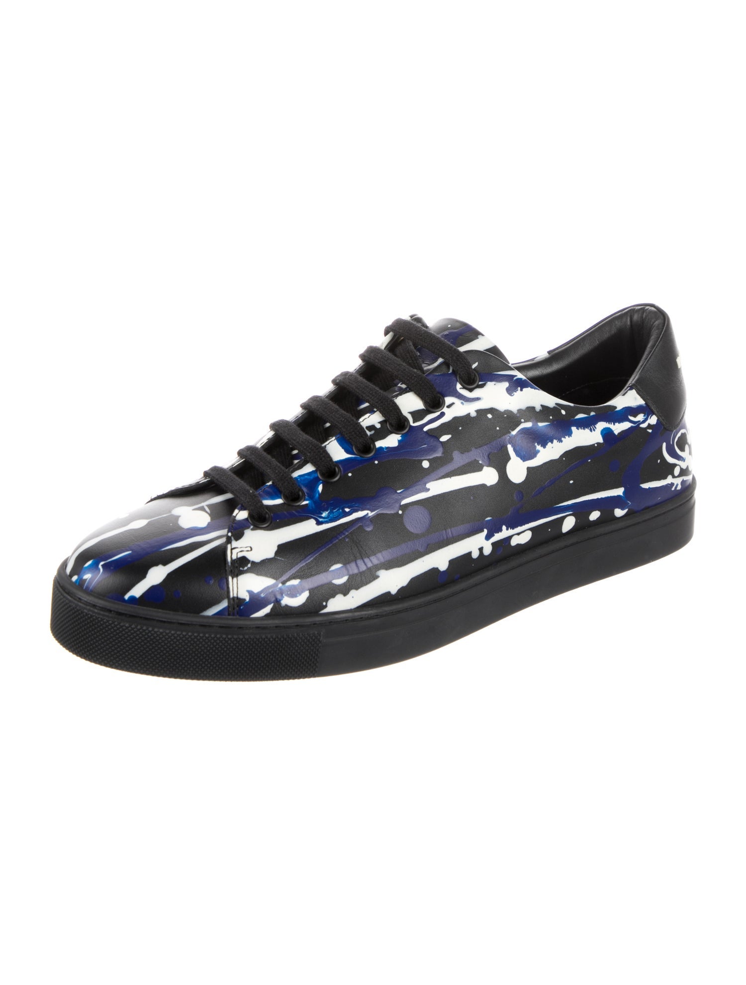 Burberry Leather Printed Sneakers
